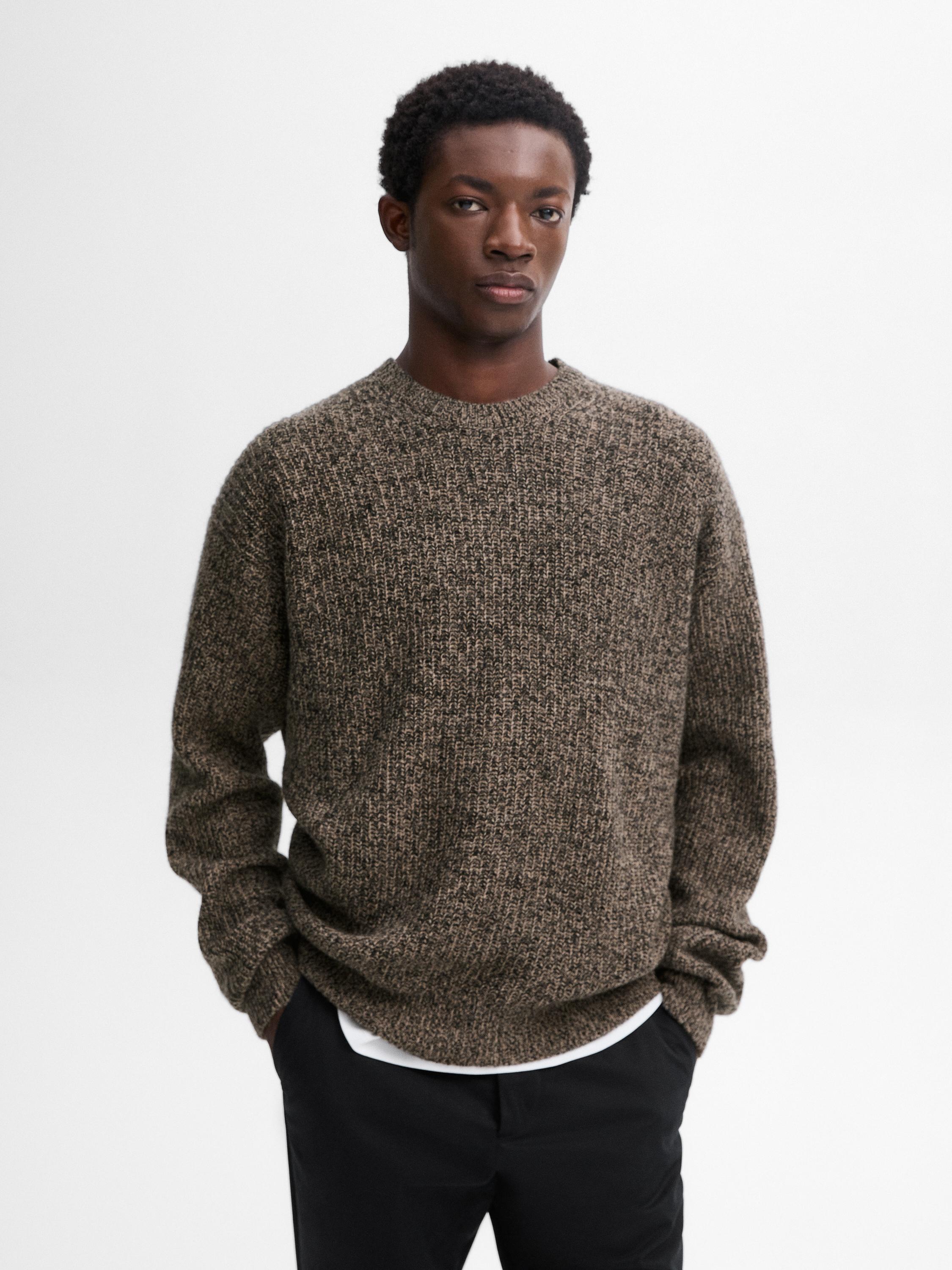 Wool blend pullover sale