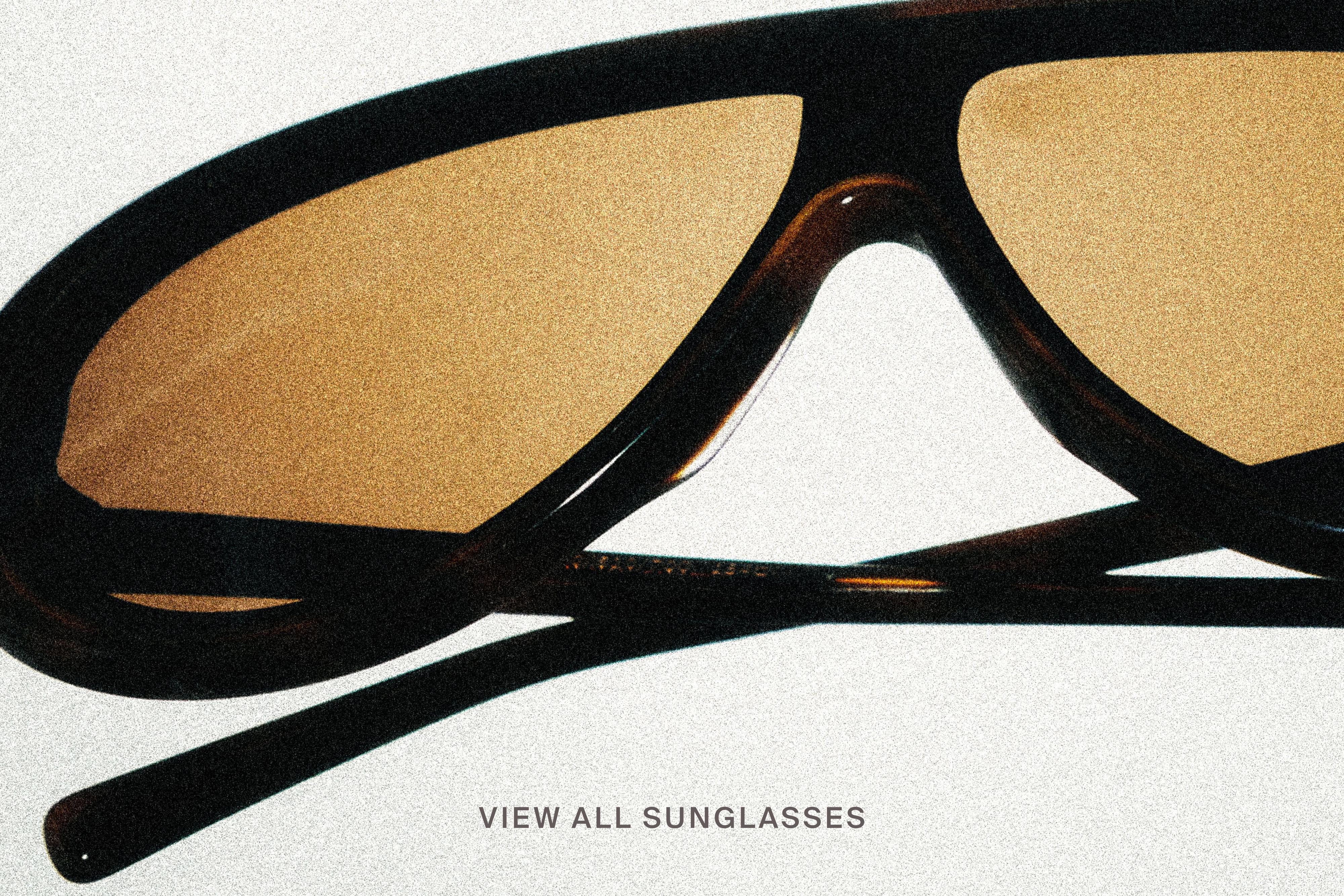 Tortoiseshell-effect aviator sunglasses — BROWN