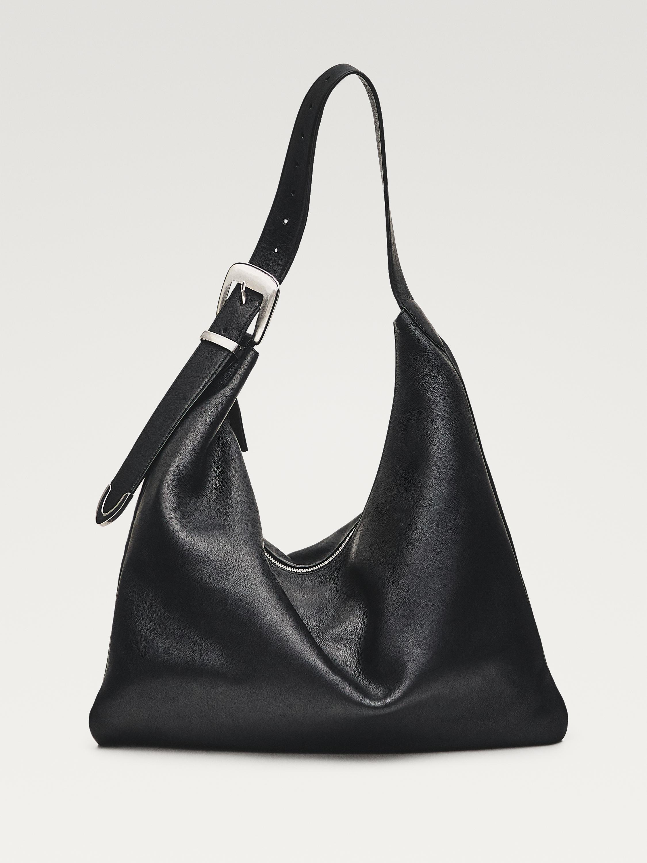 Sac maxi en cuir nappa