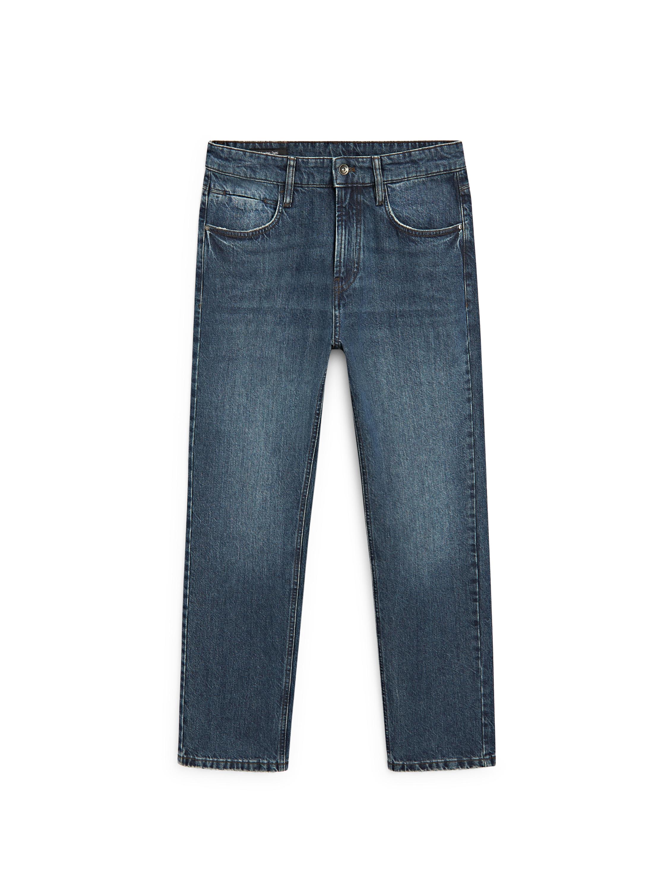 Tapered fit jeans — DARK BLUE
