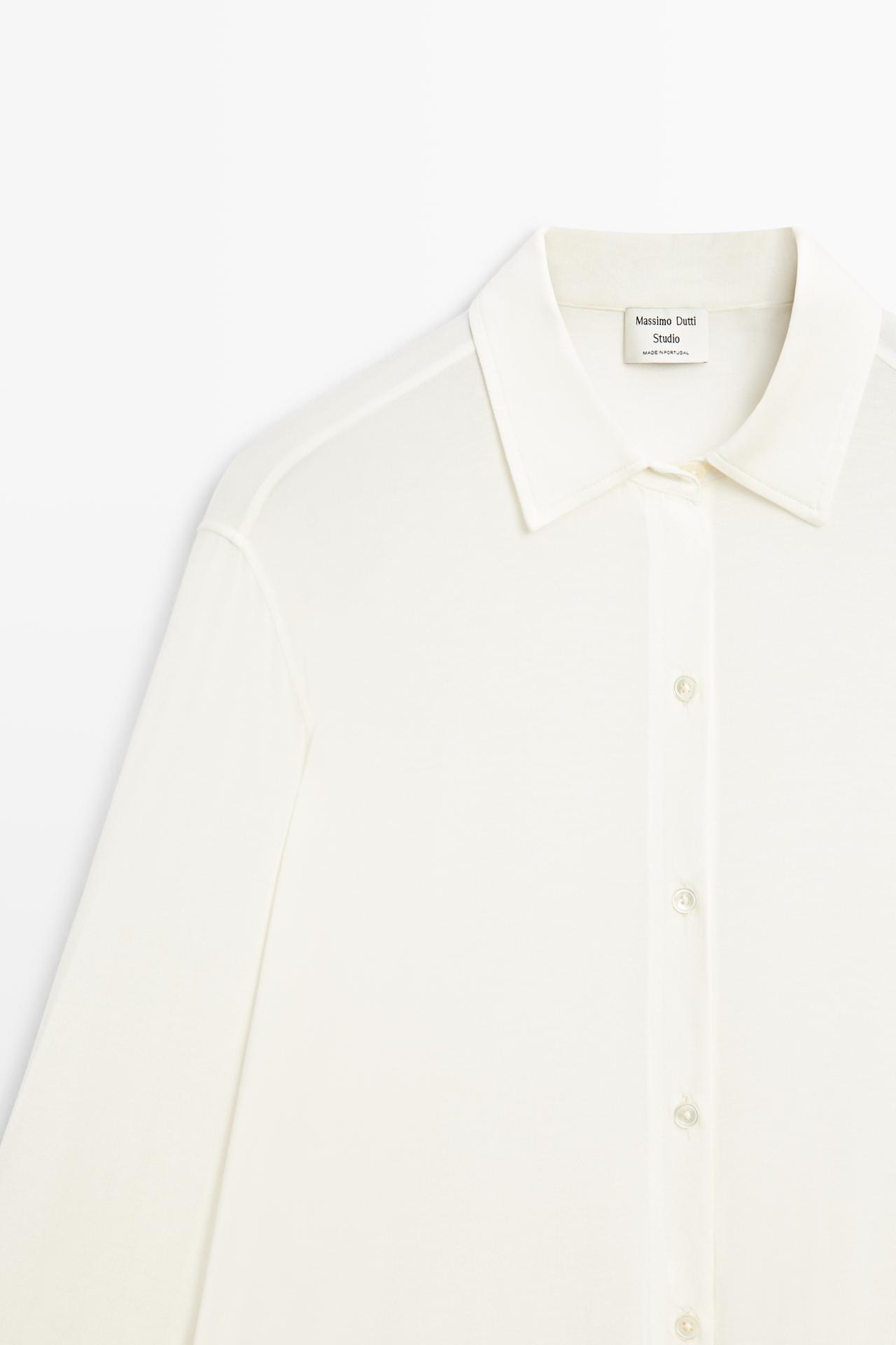 Fluid shirt - STUDIO — CREAM
