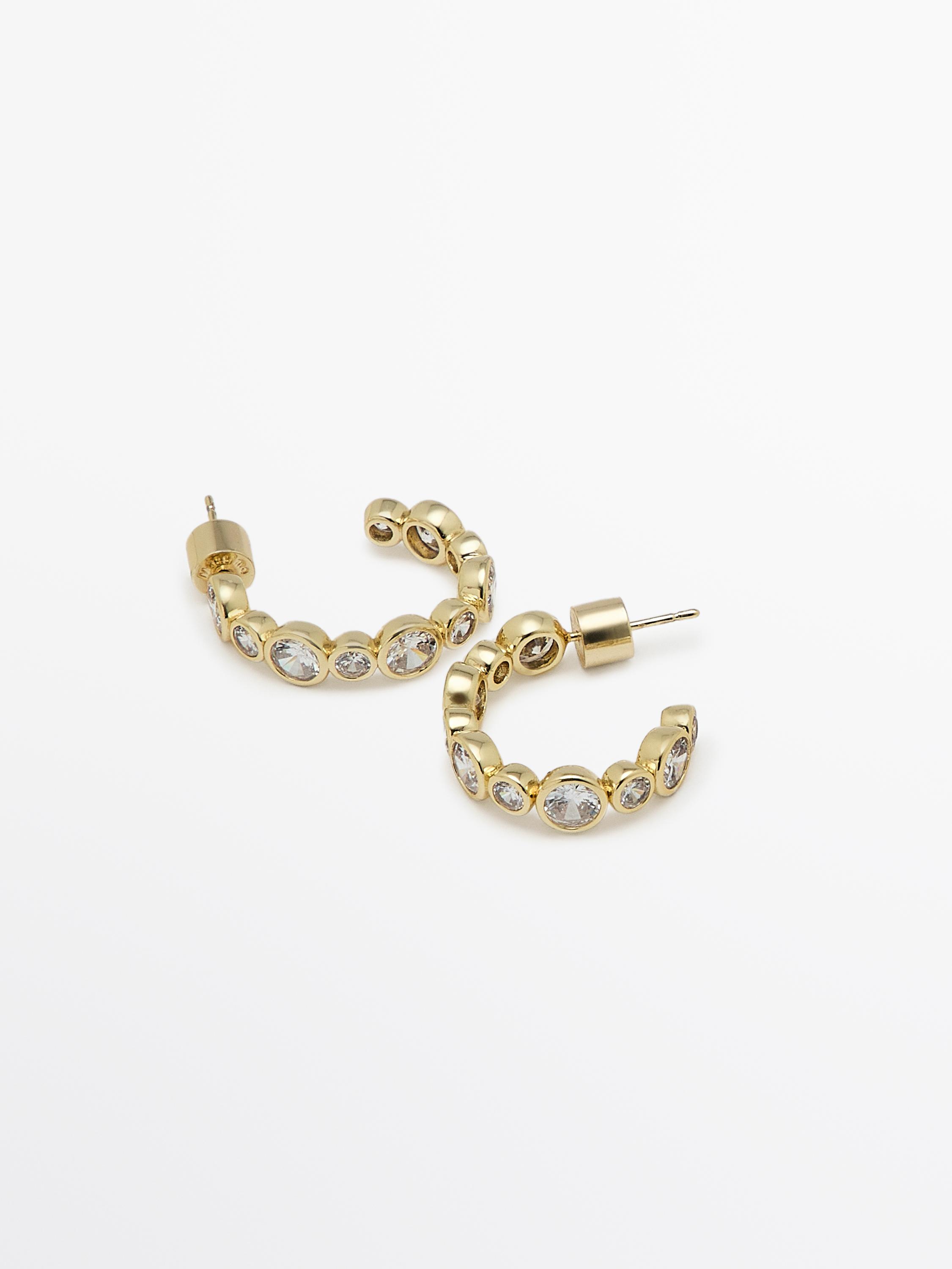 Pendientes aro brillos