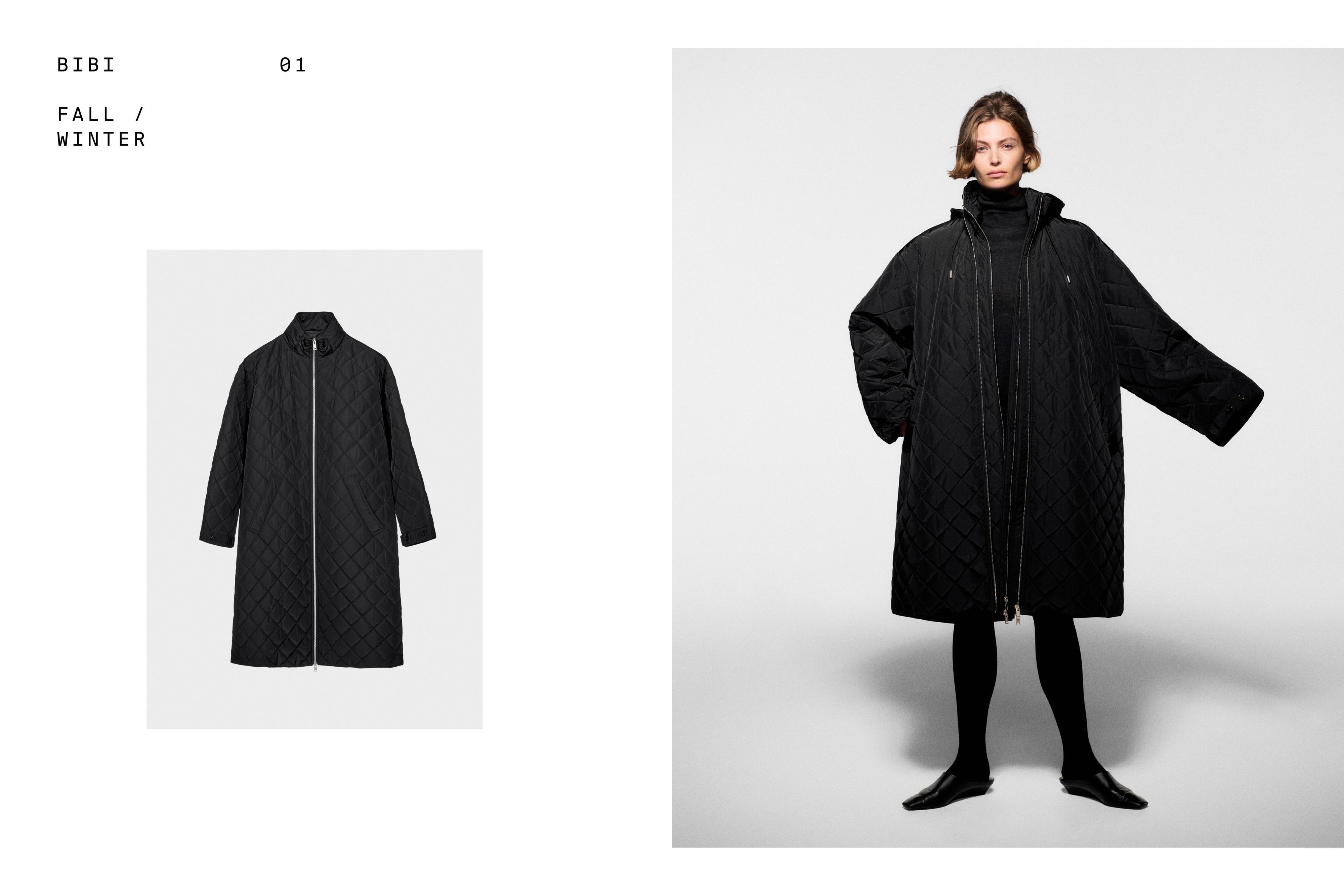 Langer, wasserabweisender Oversize-Steppparka