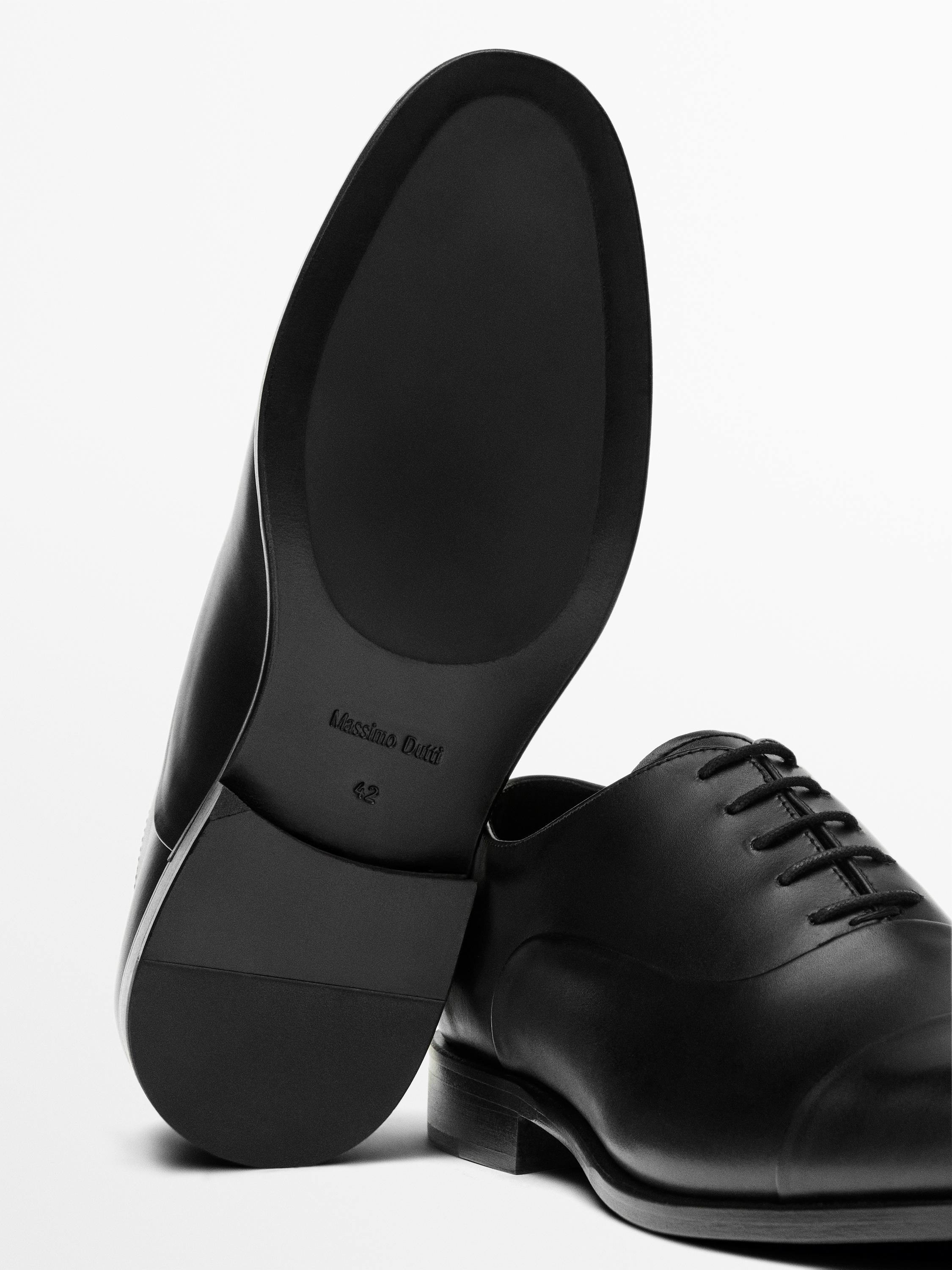 Oxford shoes — BLACK