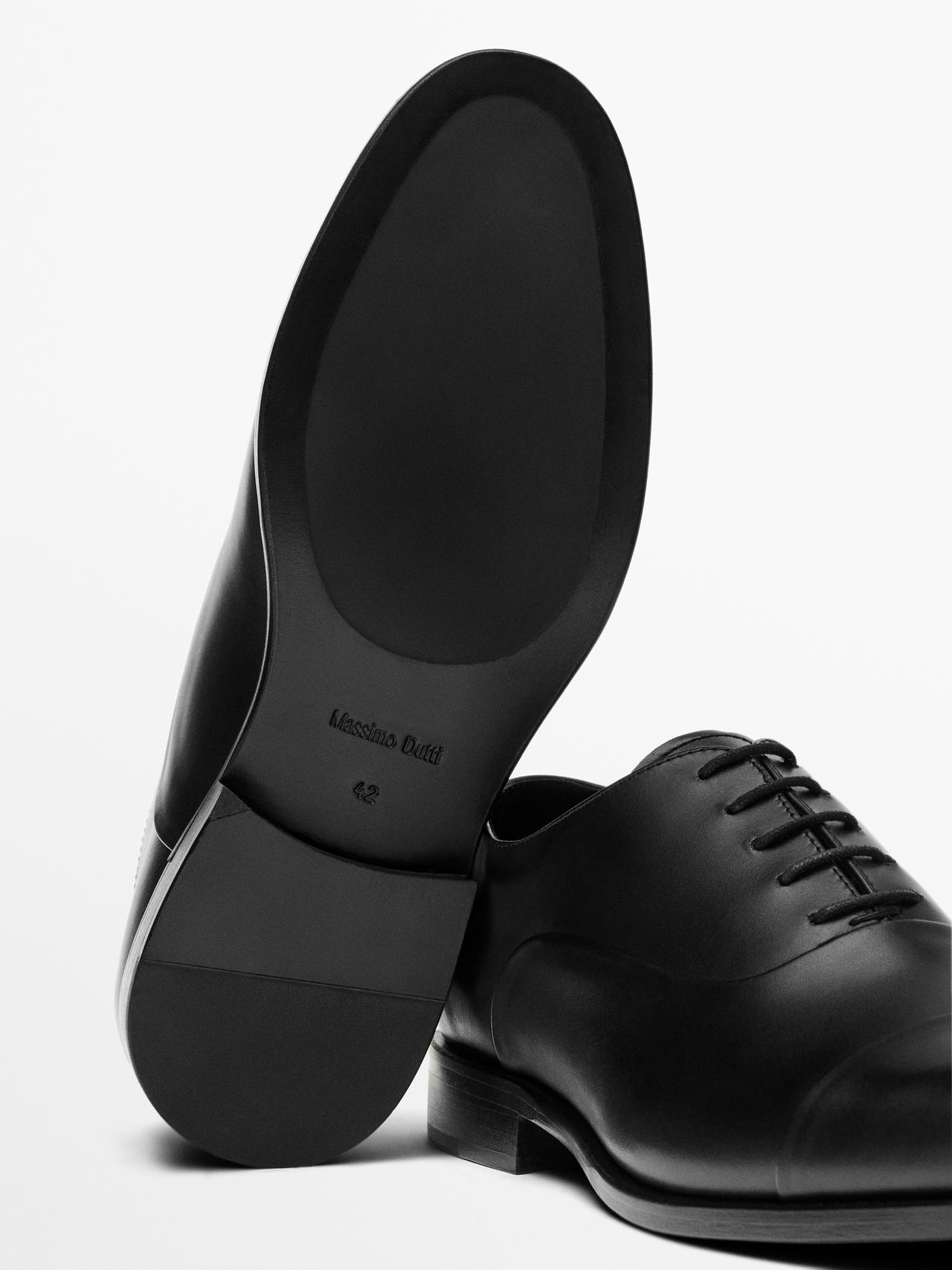 Oxford shoes — BLACK