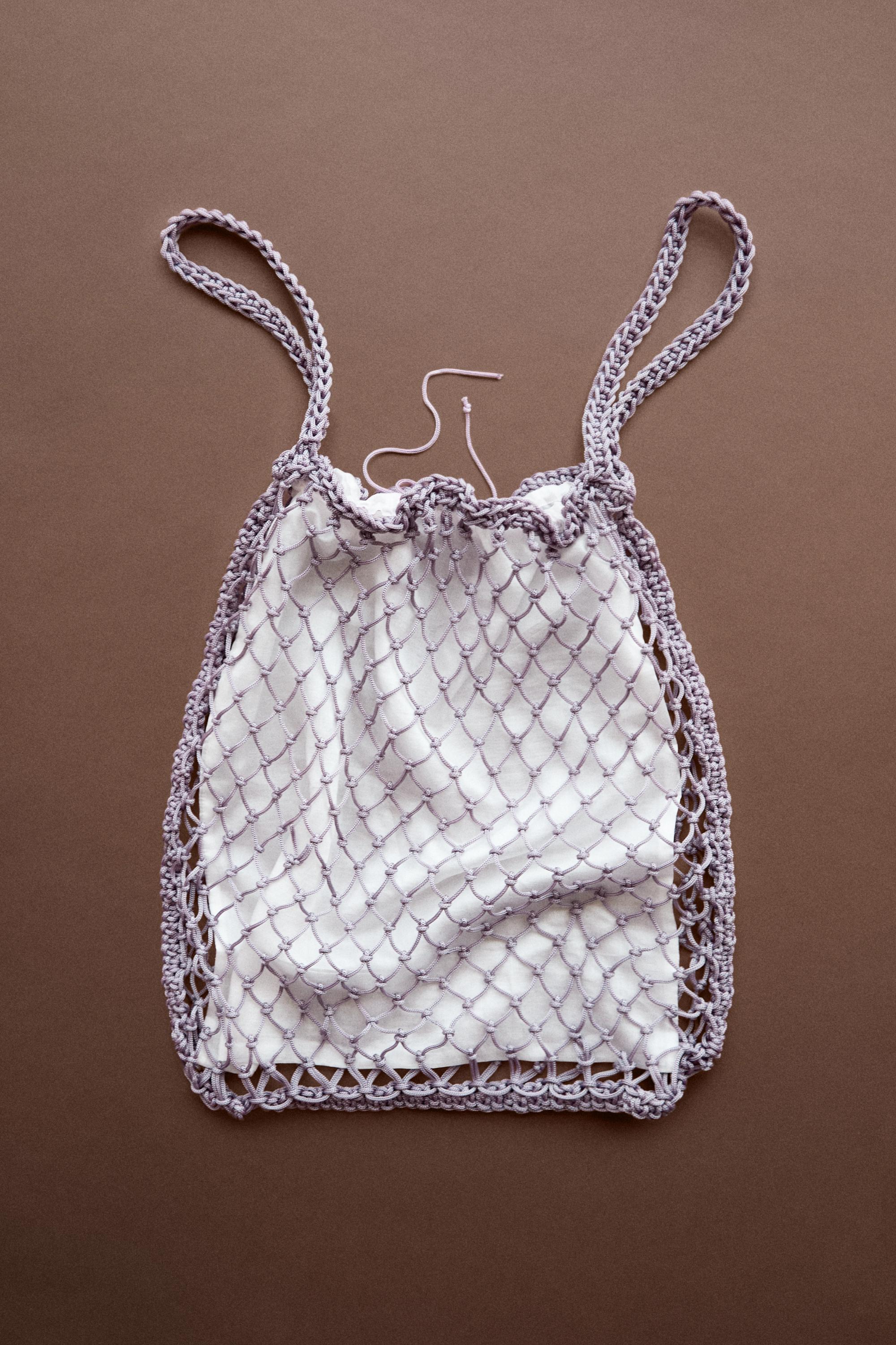 Mesh Bag - STUDIO — PLUM