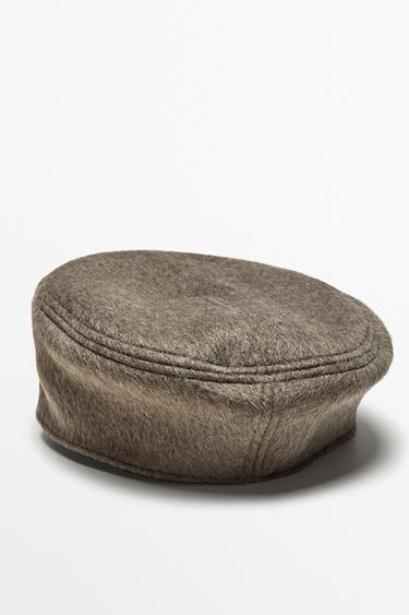 Wool-blend beret — DARK KHAKI 2
