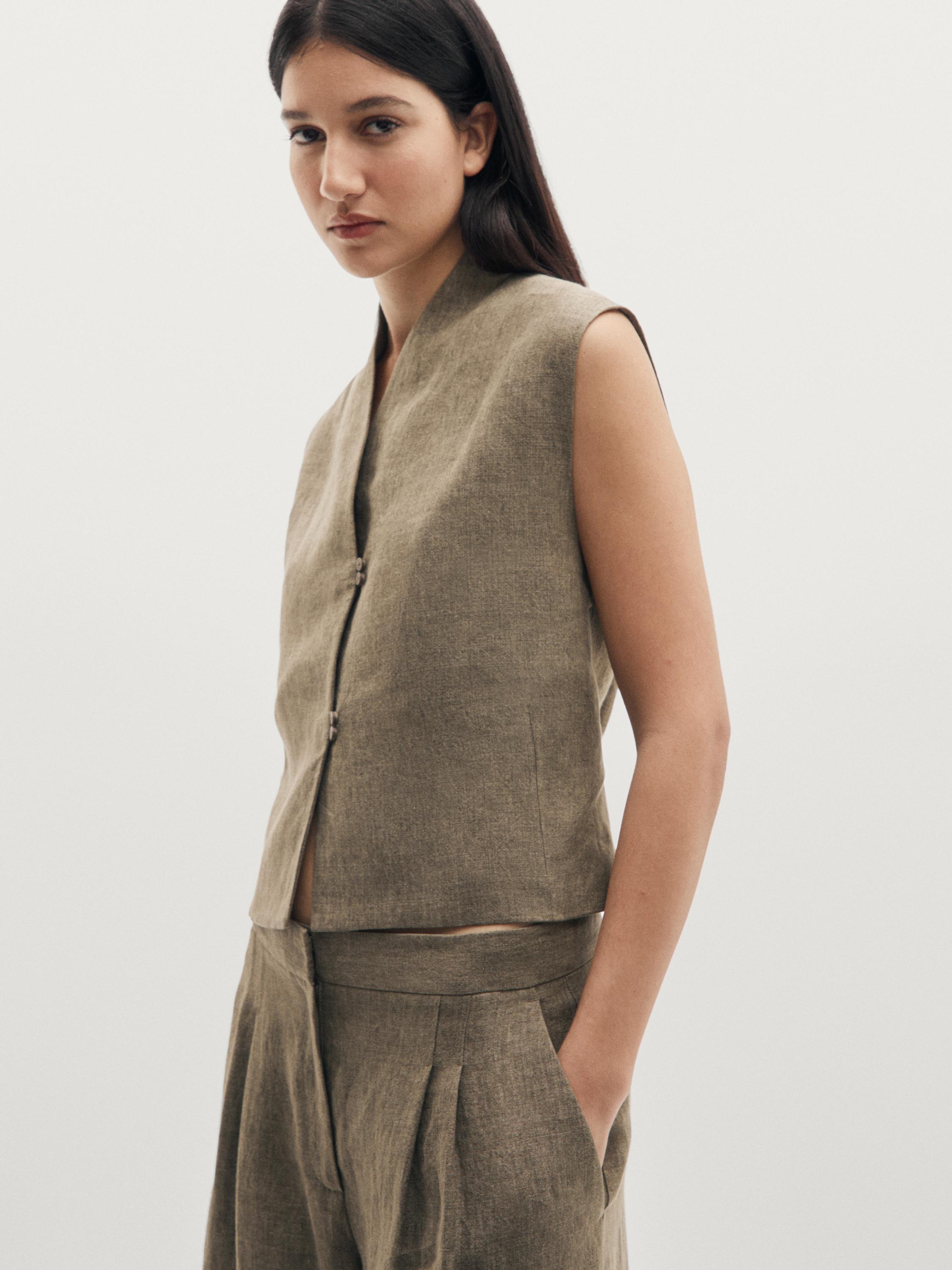 Linen waistcoat