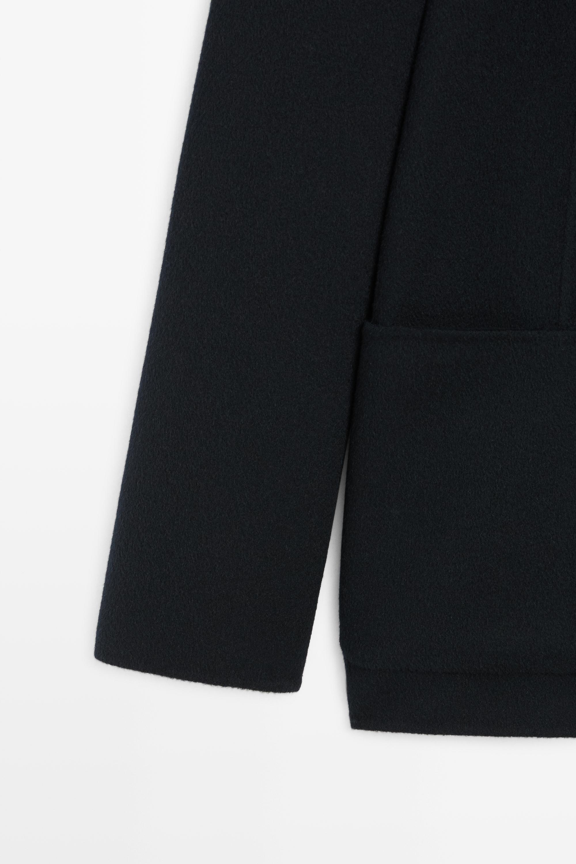 Double-faced wool blend blazer — DEEP BLUE