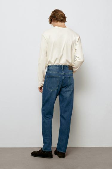 Tapered fit jeans — DARK BLUE 5