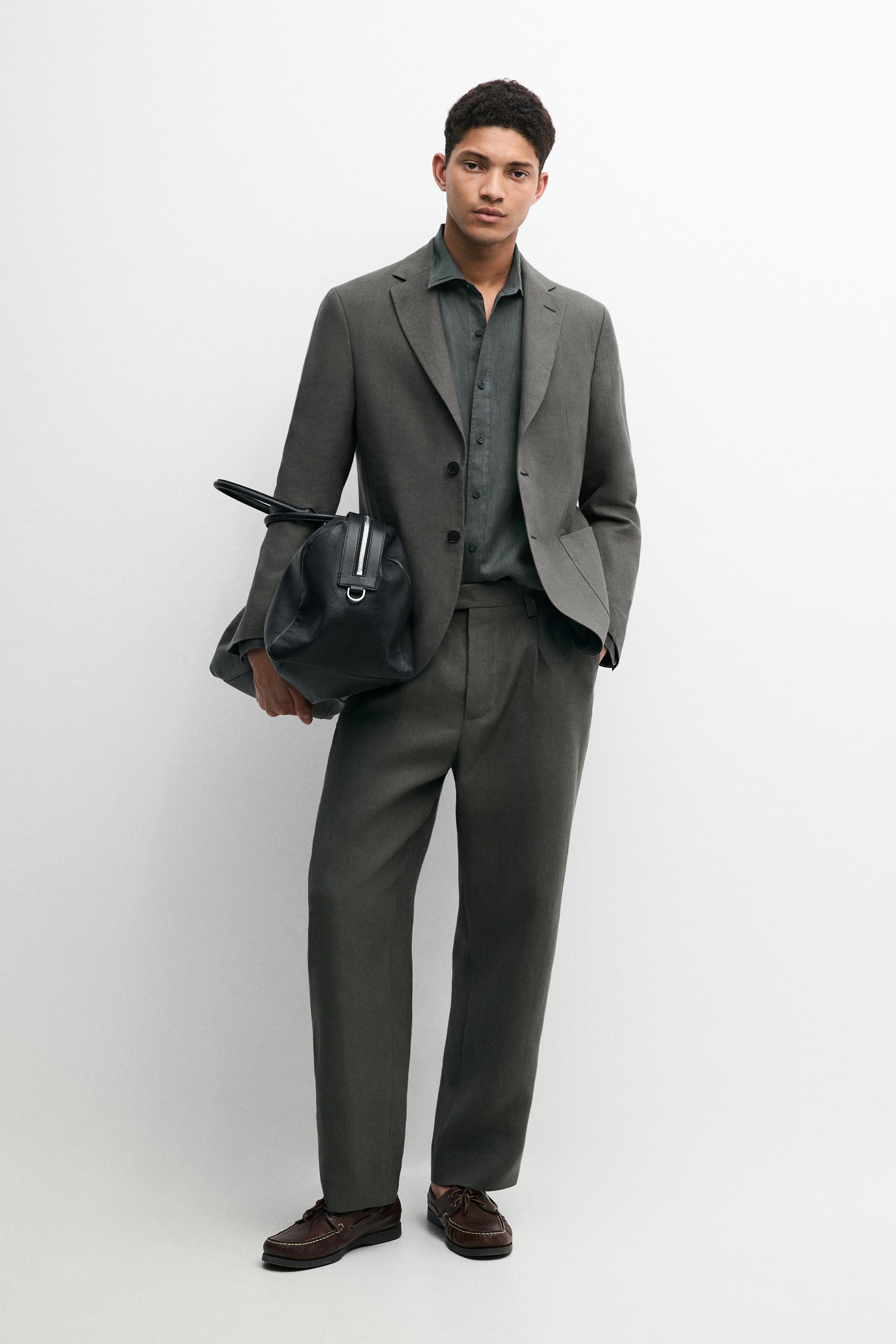 Americana traje 100% lino