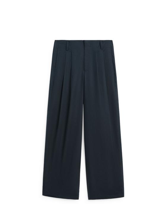 Pensli pamuklu barrel fit pantolon