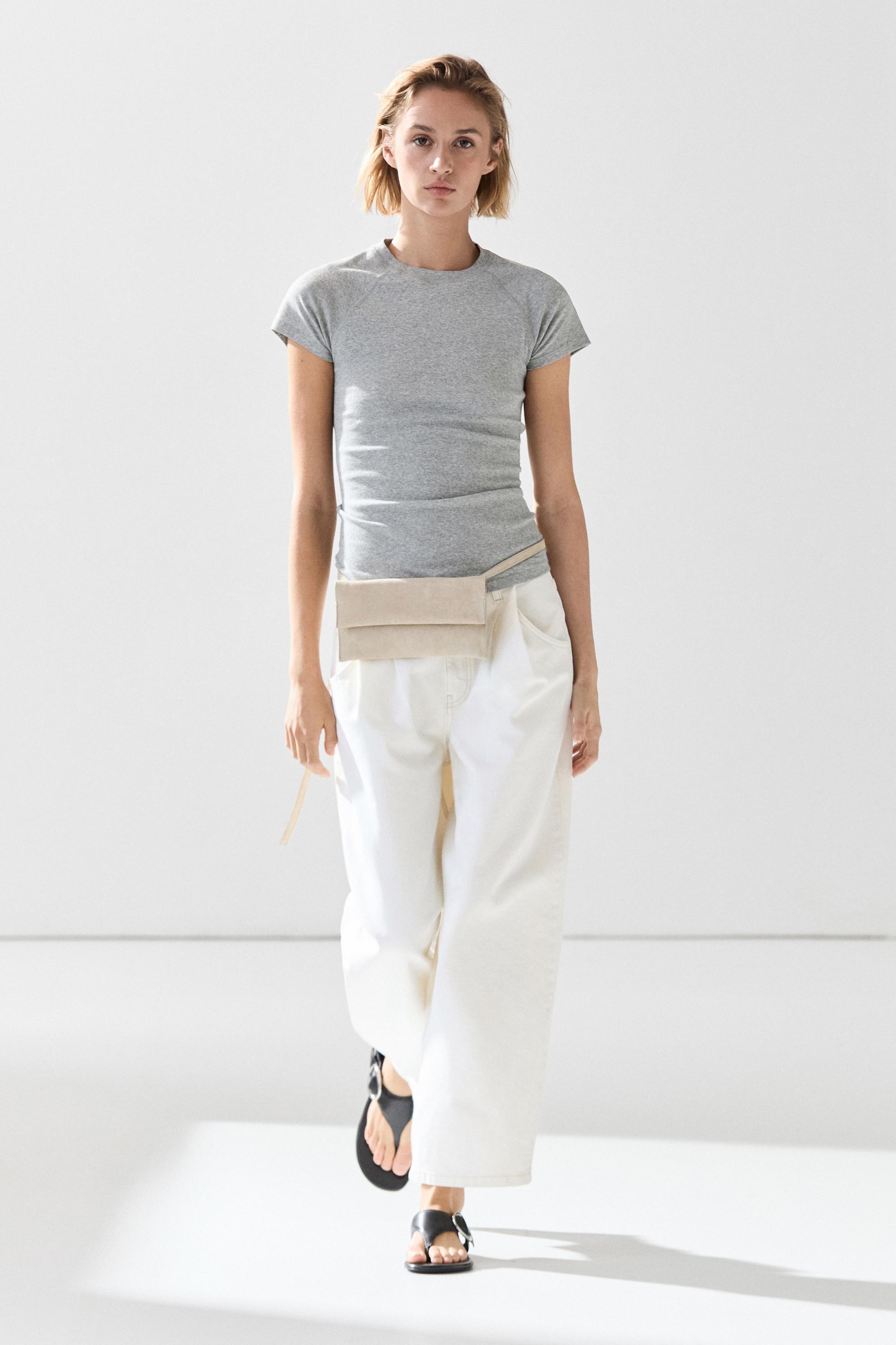 Short sleeve interlock T-shirt — Medium Grey
