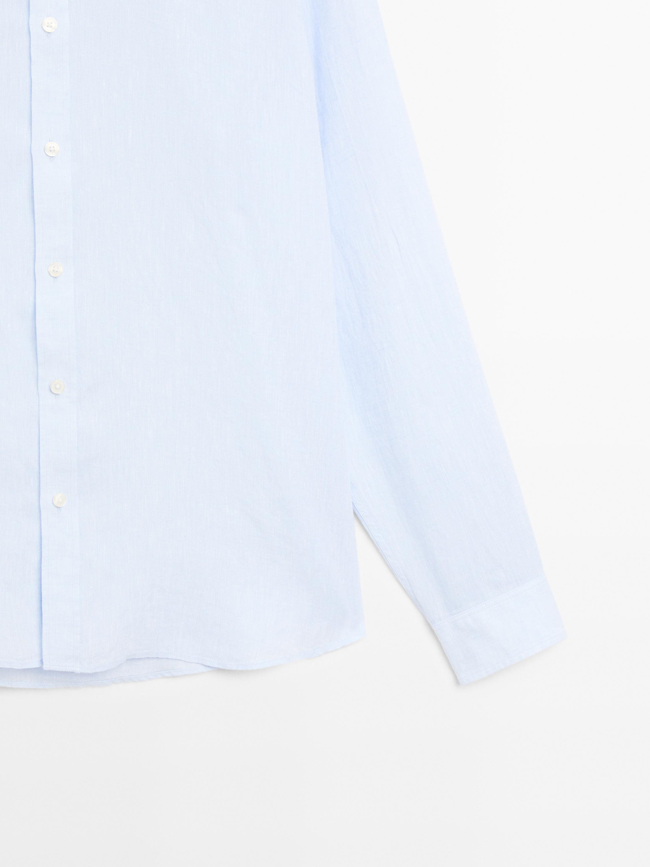 Camicia regular fit 100% lino