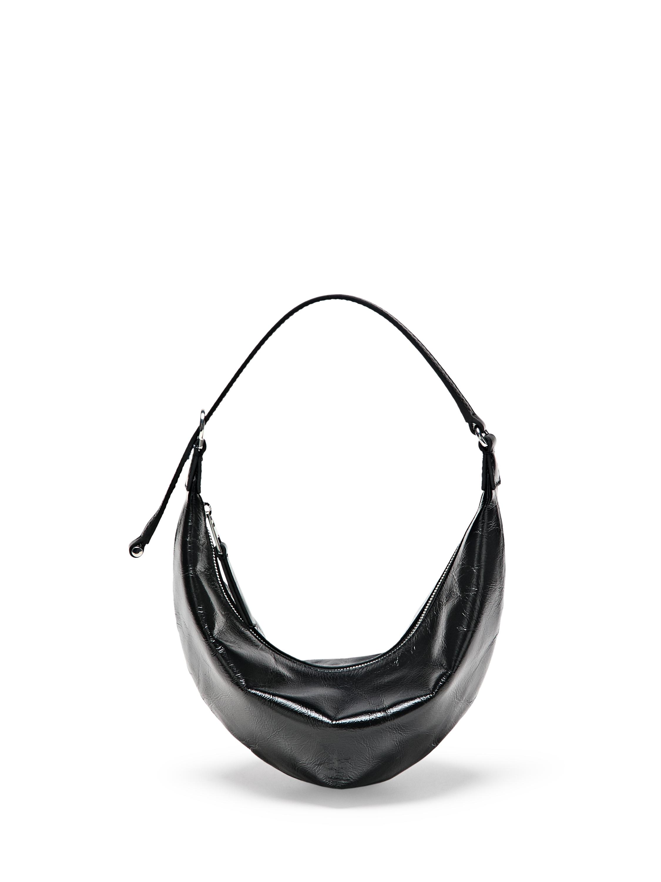 Nappa leather mini bag — BLACK