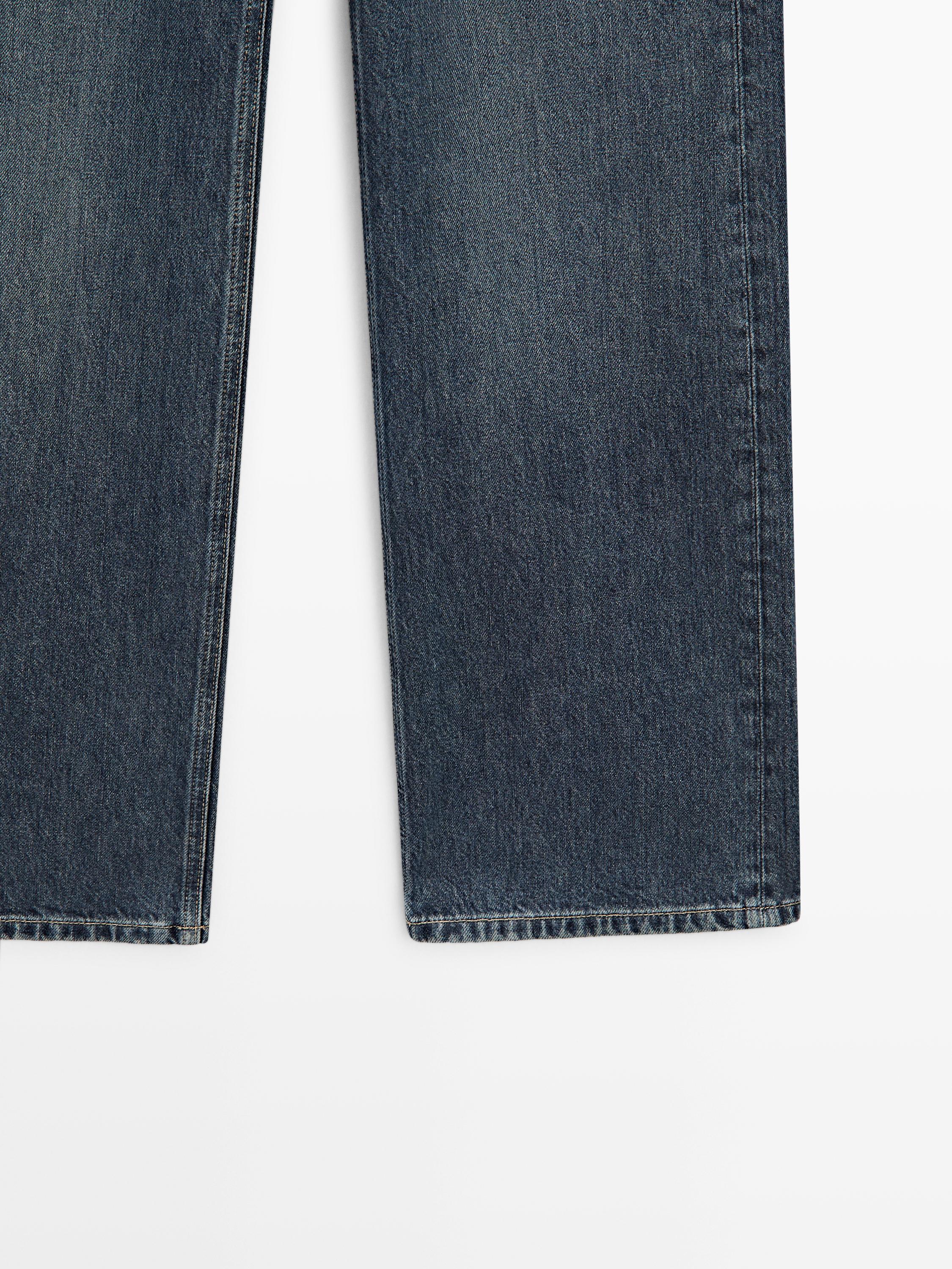 Mid-rise wide-leg jeans — MEDIUM BLUE