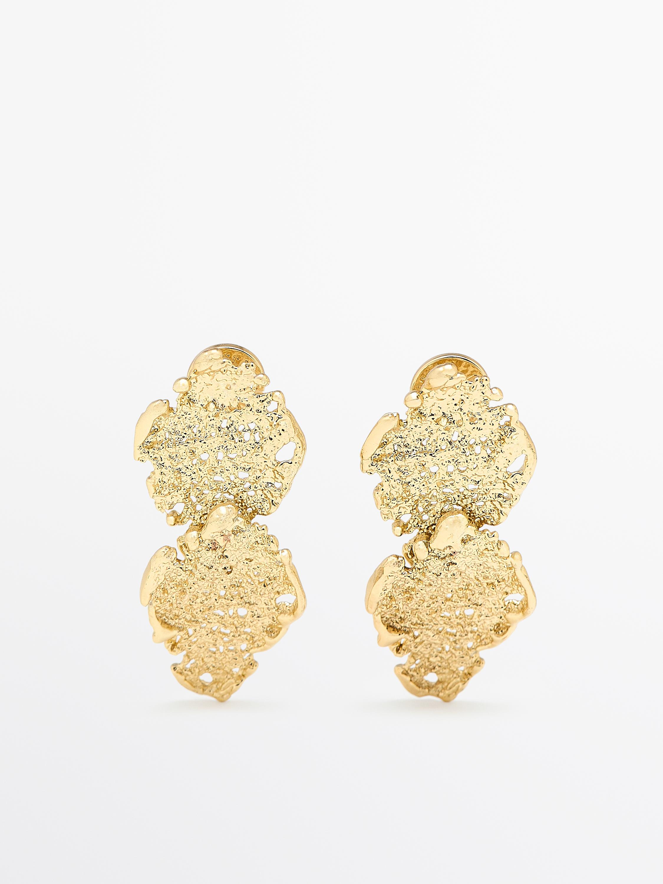 Ohrringe mit abstraktem Anhänger