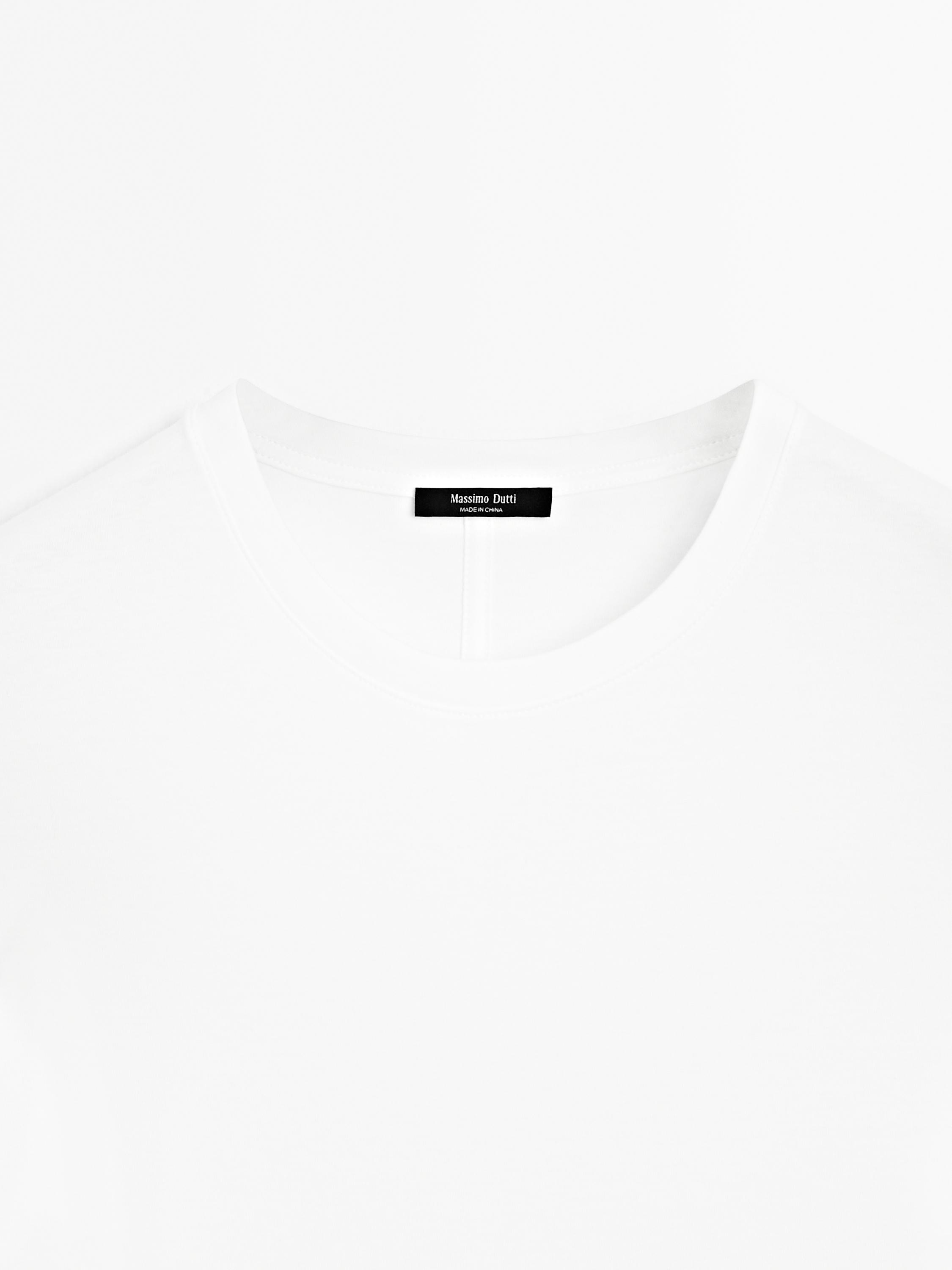 Long sleeve T-shirt with seam detail