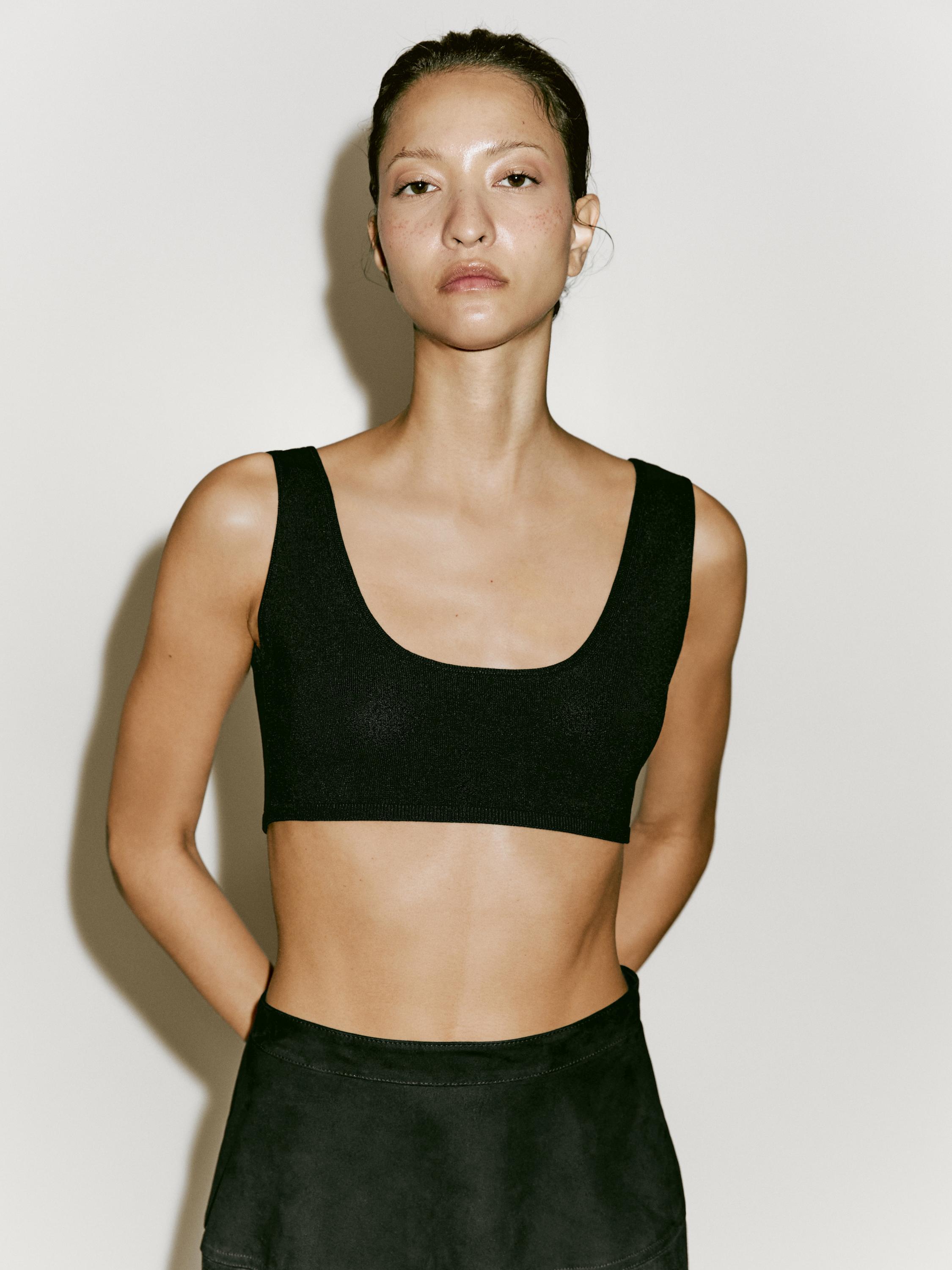 Brassière en maille fine à bretelles - Limited Edition