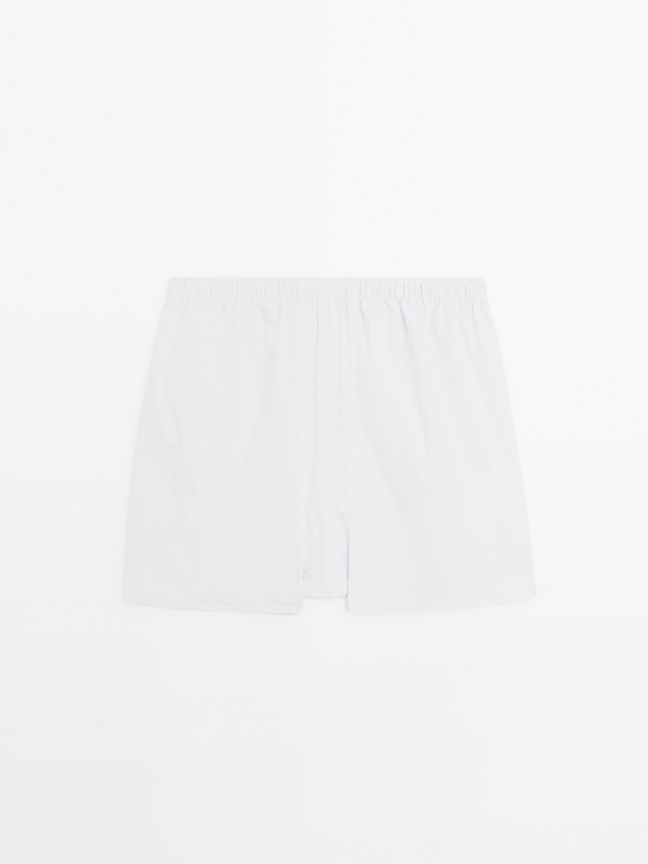 Checked mini boxers