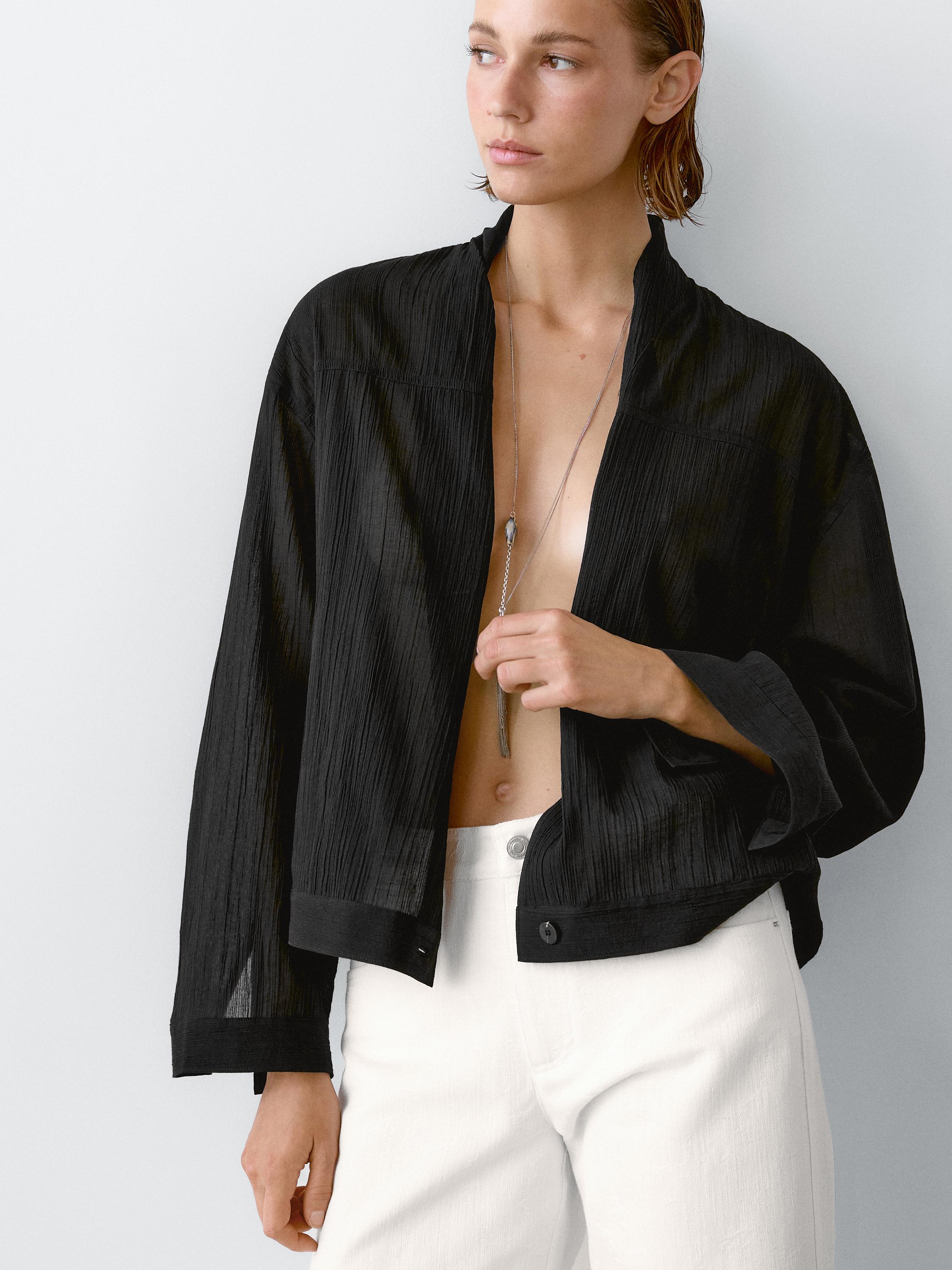 Flowing 100% cotton shirt