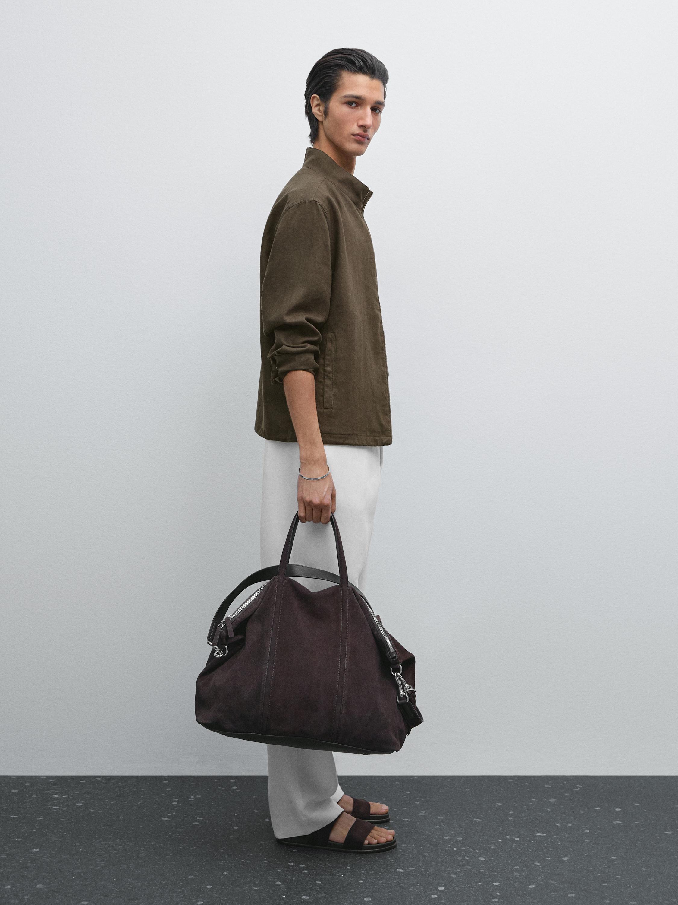 100% linen bomber jacket