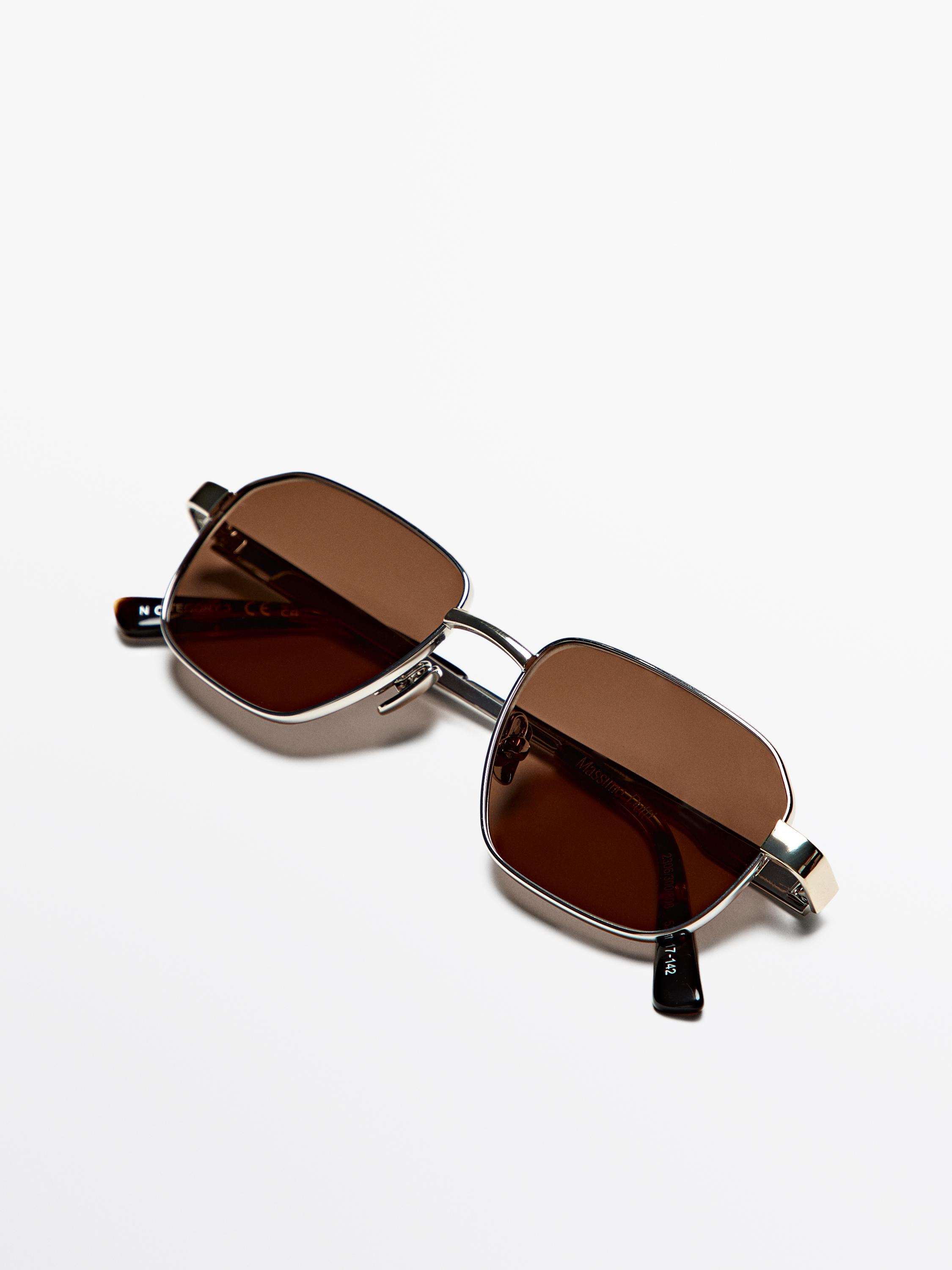 Sonnenbrille mit Metallgestell