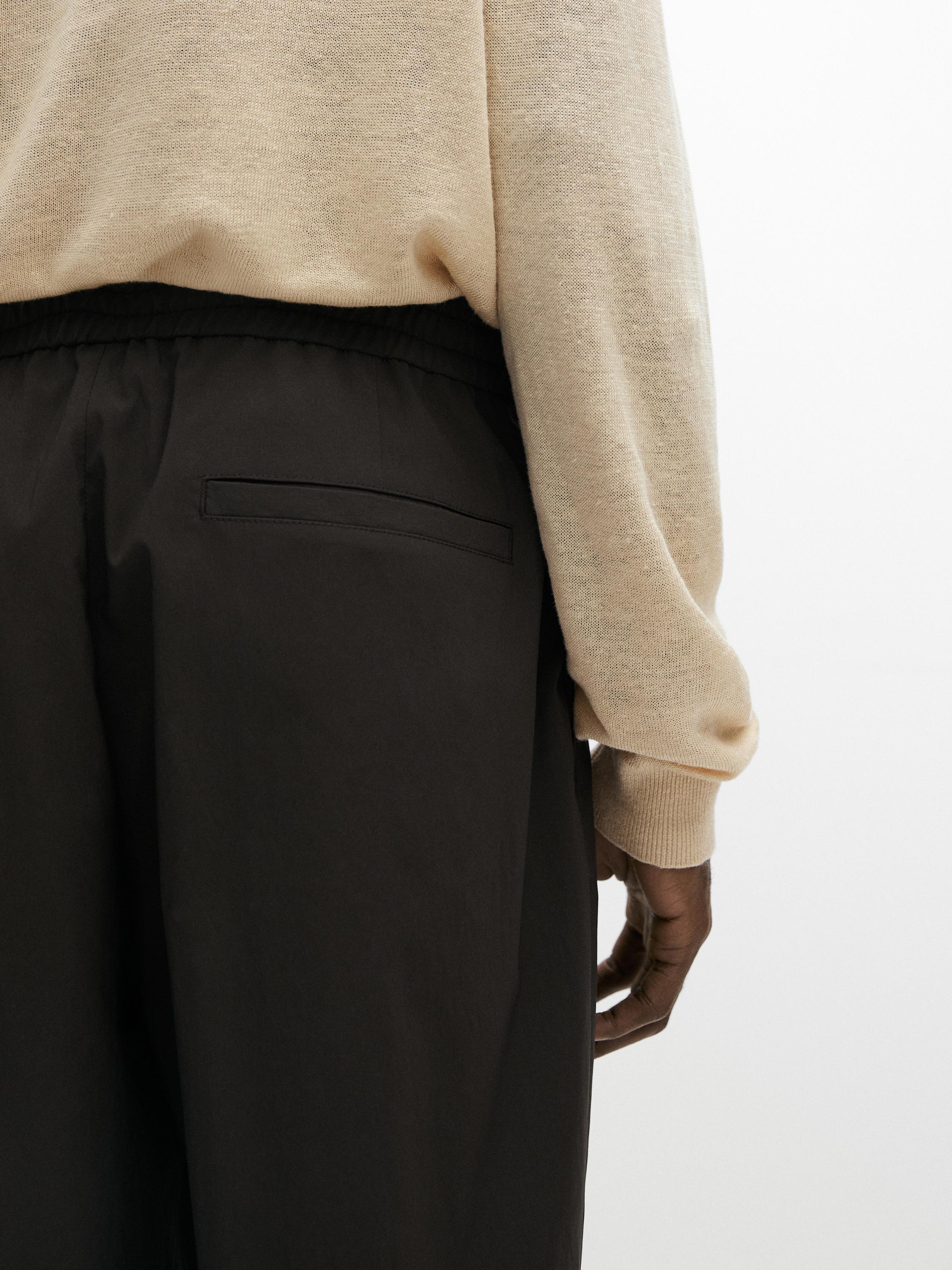 Total look technical trousers — BROWN