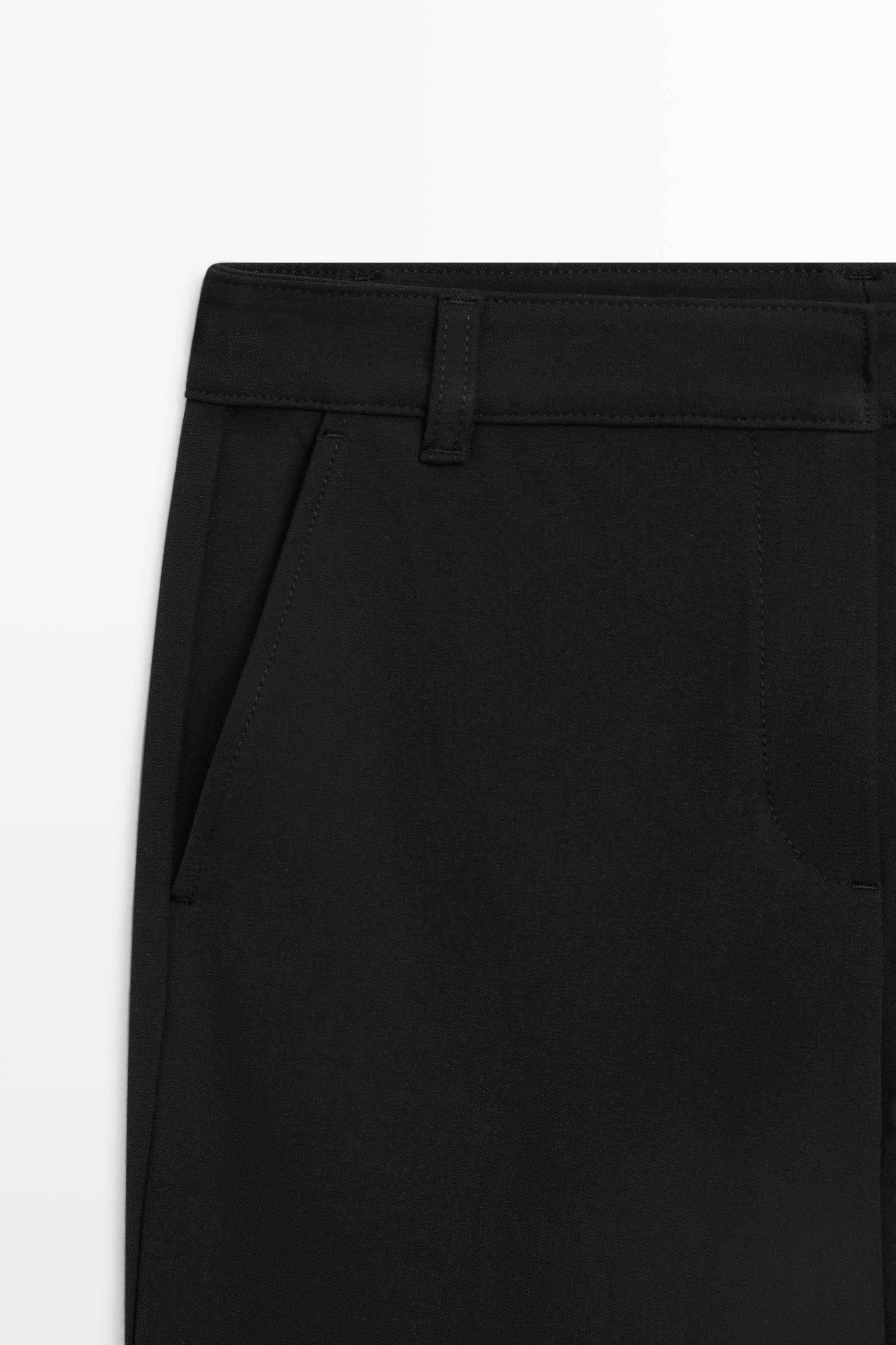 Stretch technical pants — BLACK