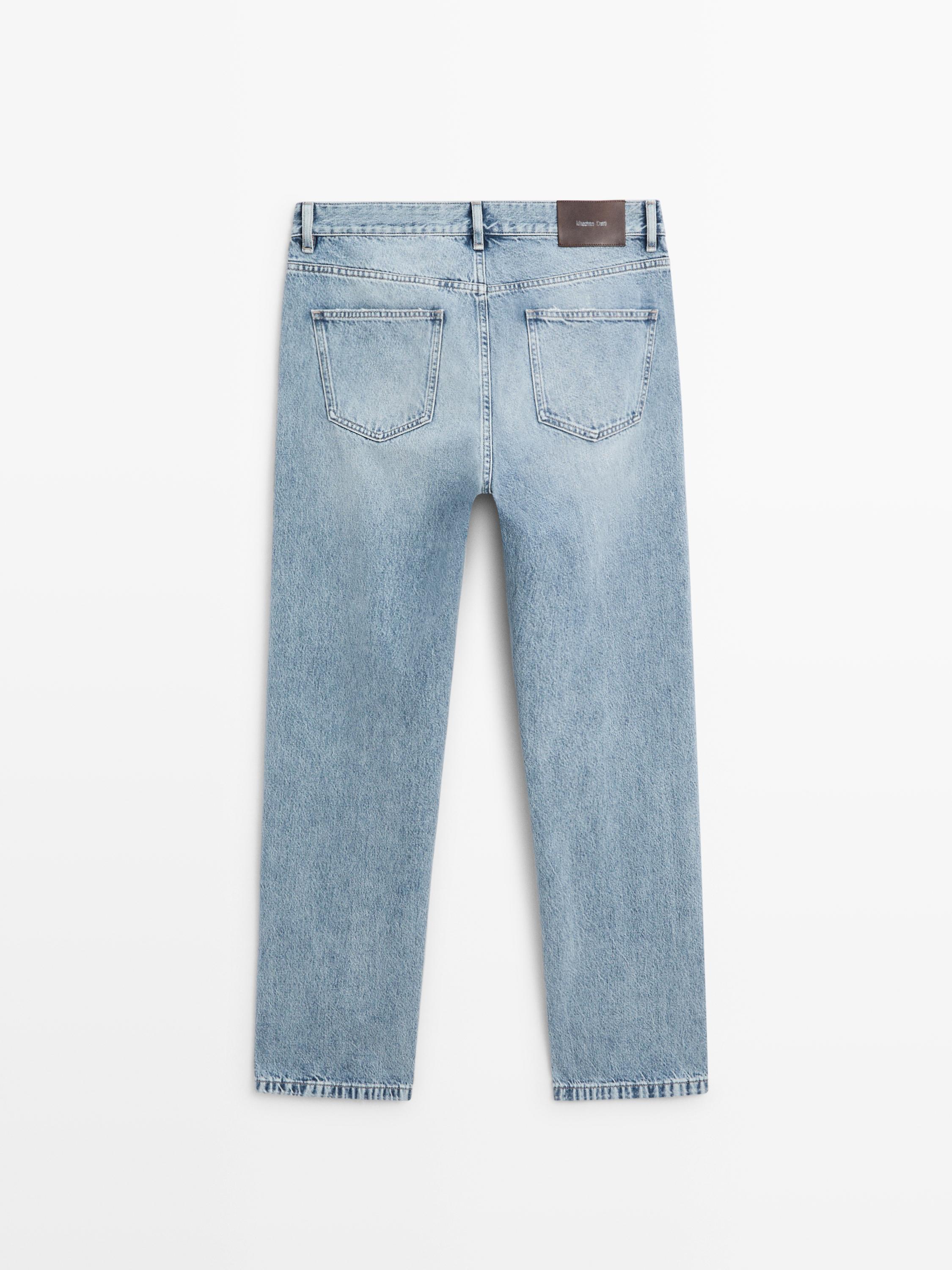 Straight-leg jeans — Light Blue
