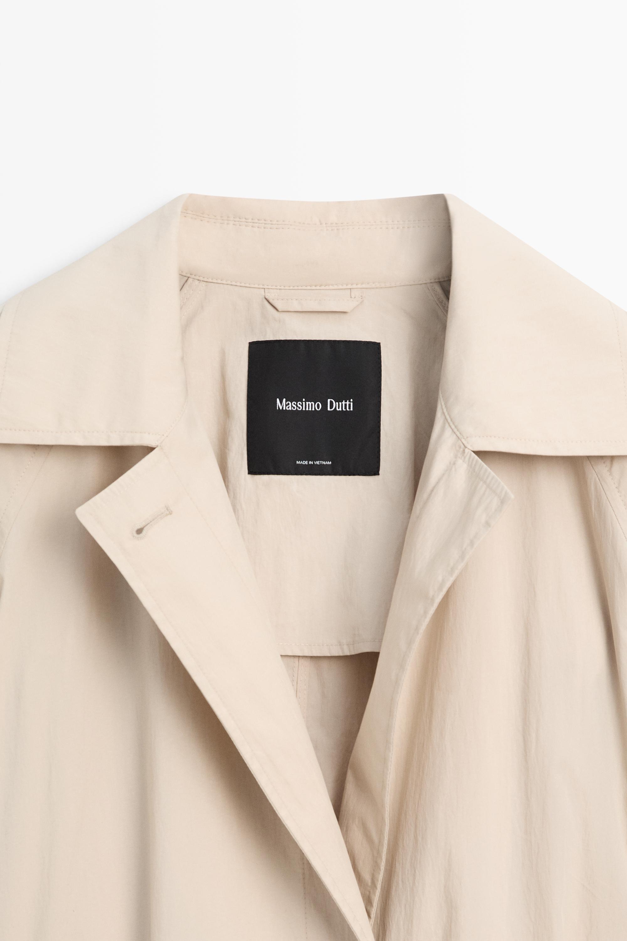 Long flowing trench coat — Beige