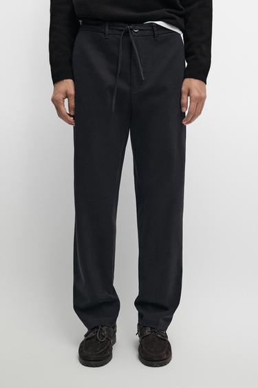Jogger fit pants — NAVY BLUE 3
