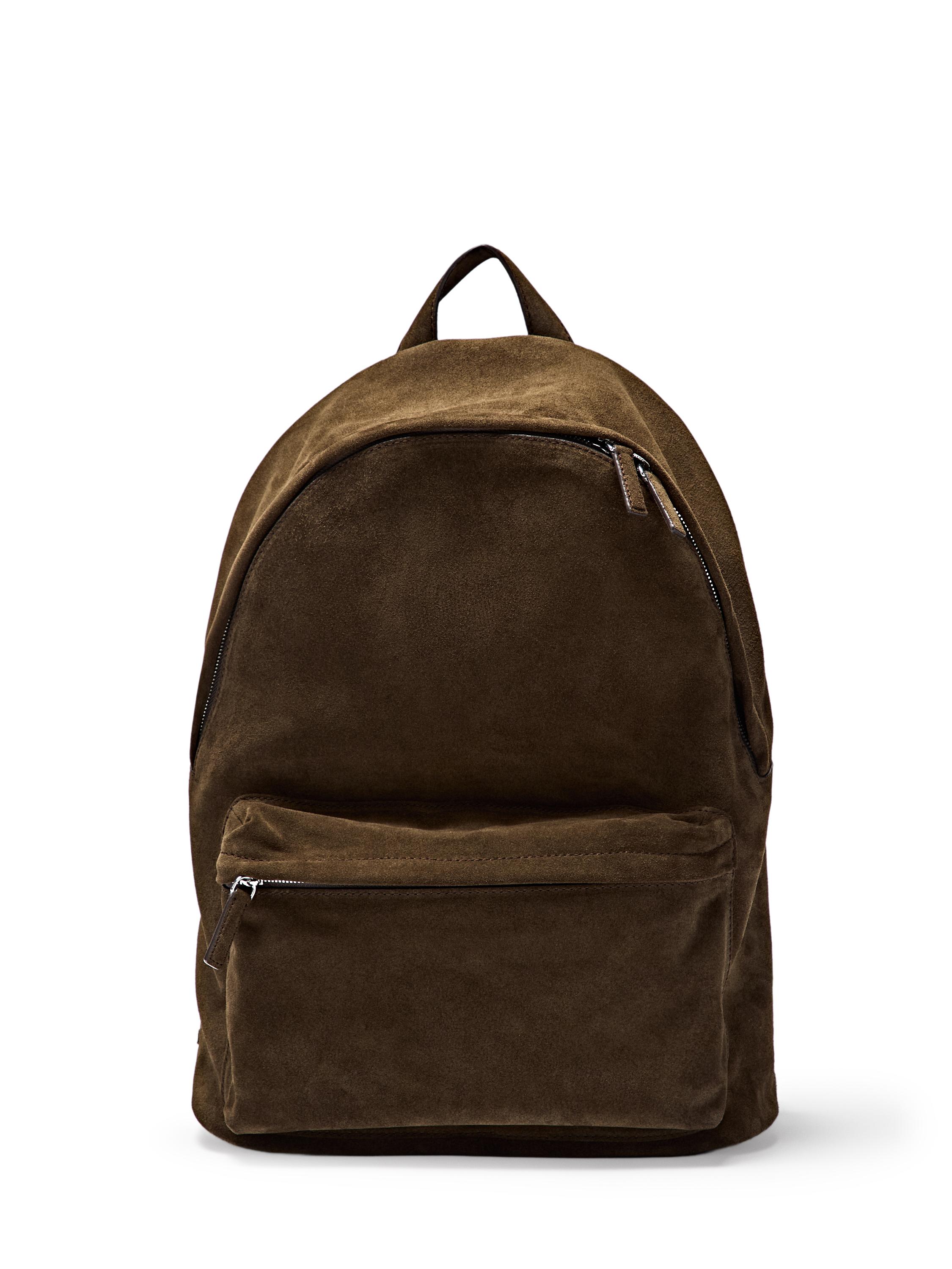 backpack suede leather Huntley Cowhide Shoulder These same standards were the guiding principles for our new handbag collection Tonal Suede and Leather Backpack