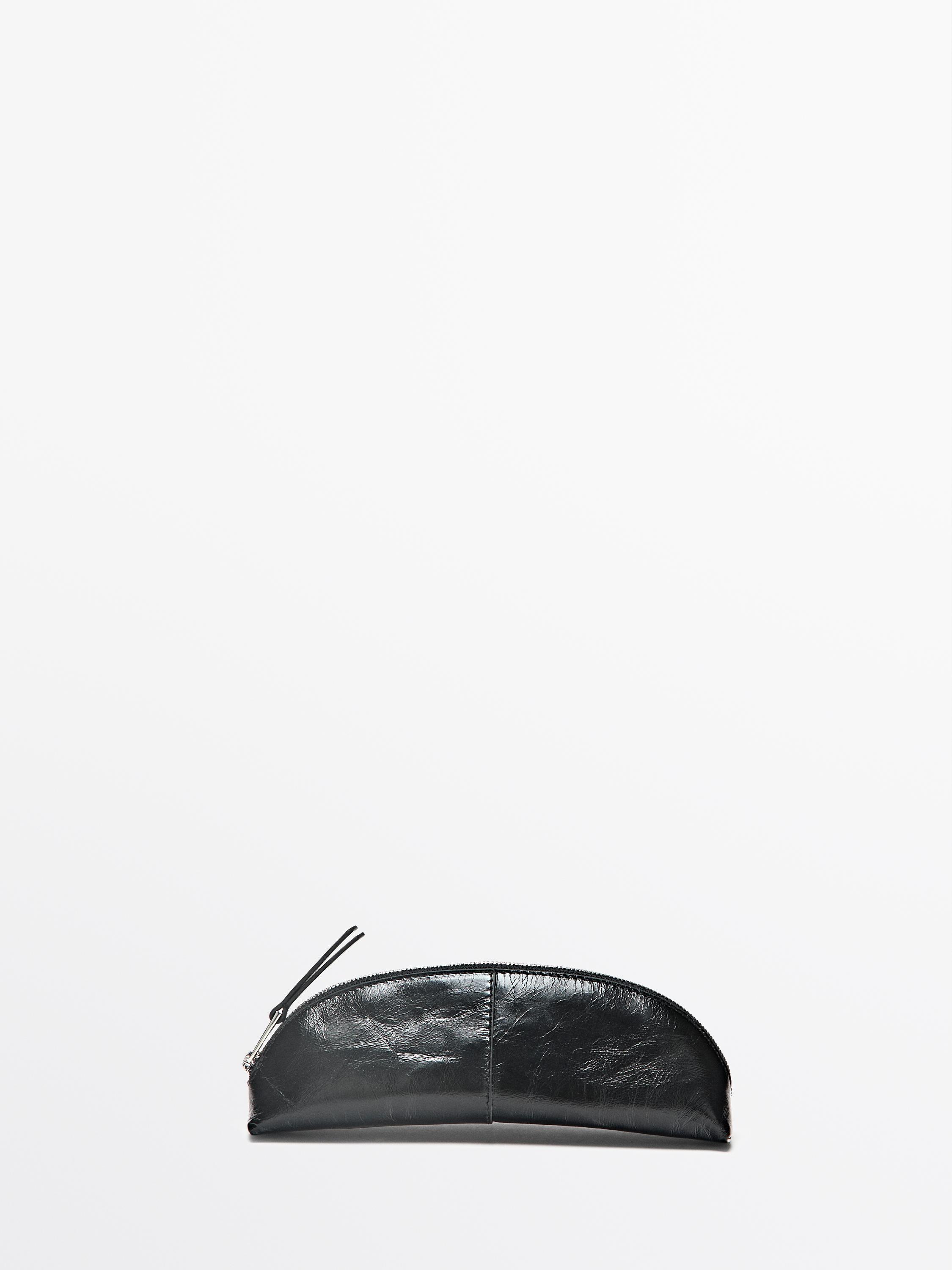 Nappa leather toiletry bag