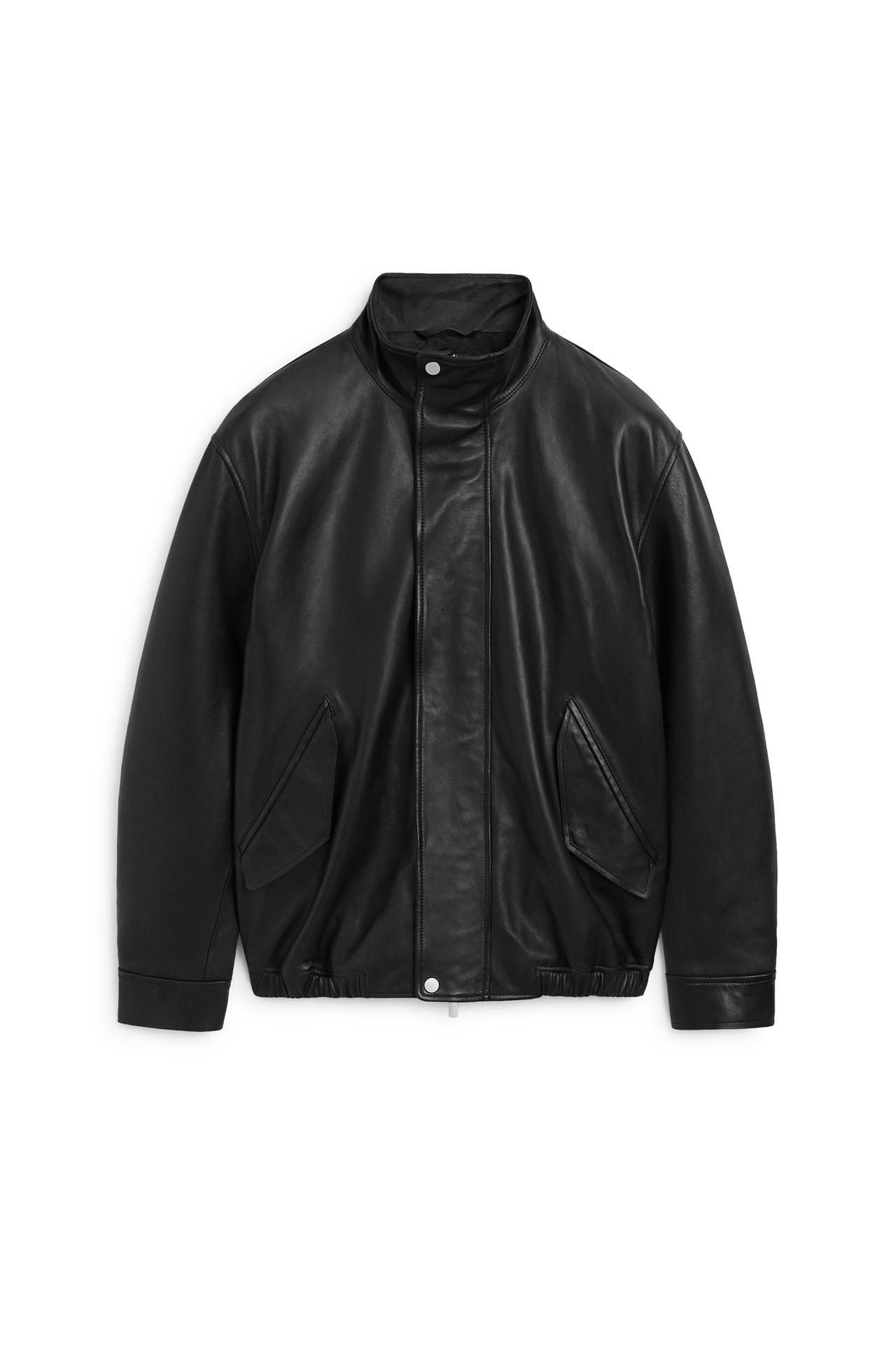 Nappa leather jacket with pocket detail - LIMITED EDITION — BLACK