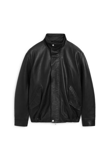 Nappa leather jacket with pocket detail - LIMITED EDITION — BLACK 5