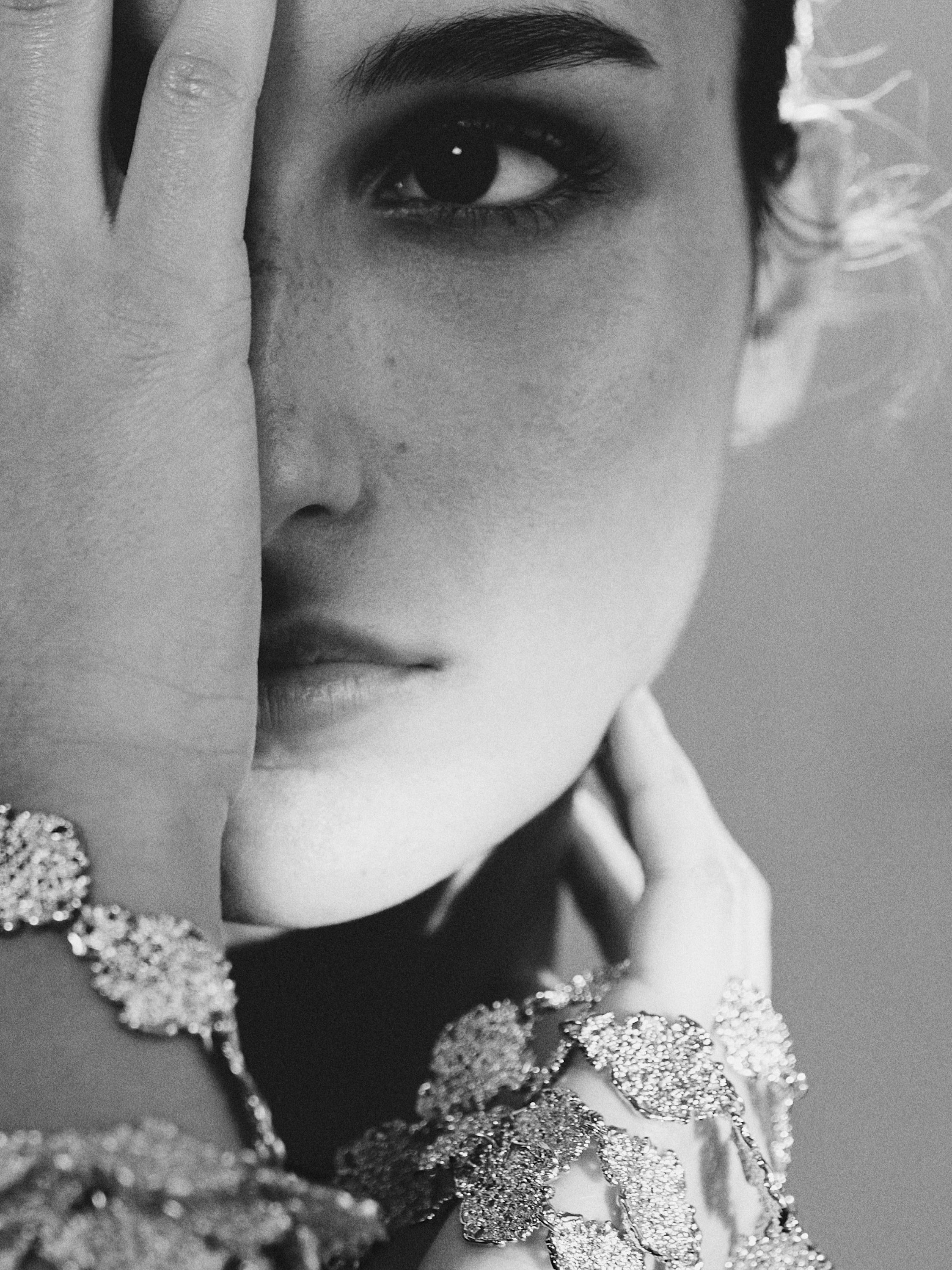 أقراط متدلية دانتيل