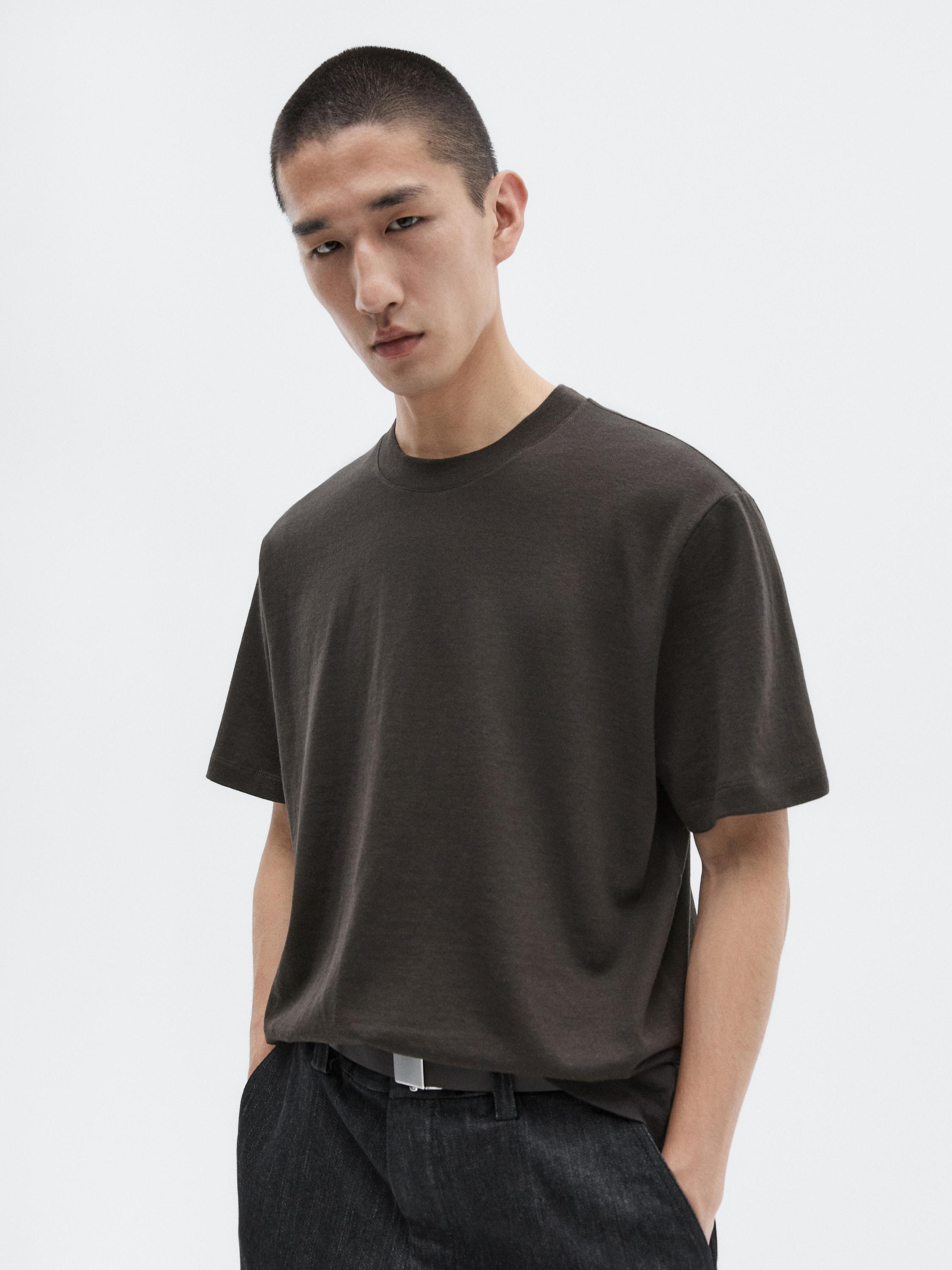 Short sleeve cotton blend T-shirt - LIMITED