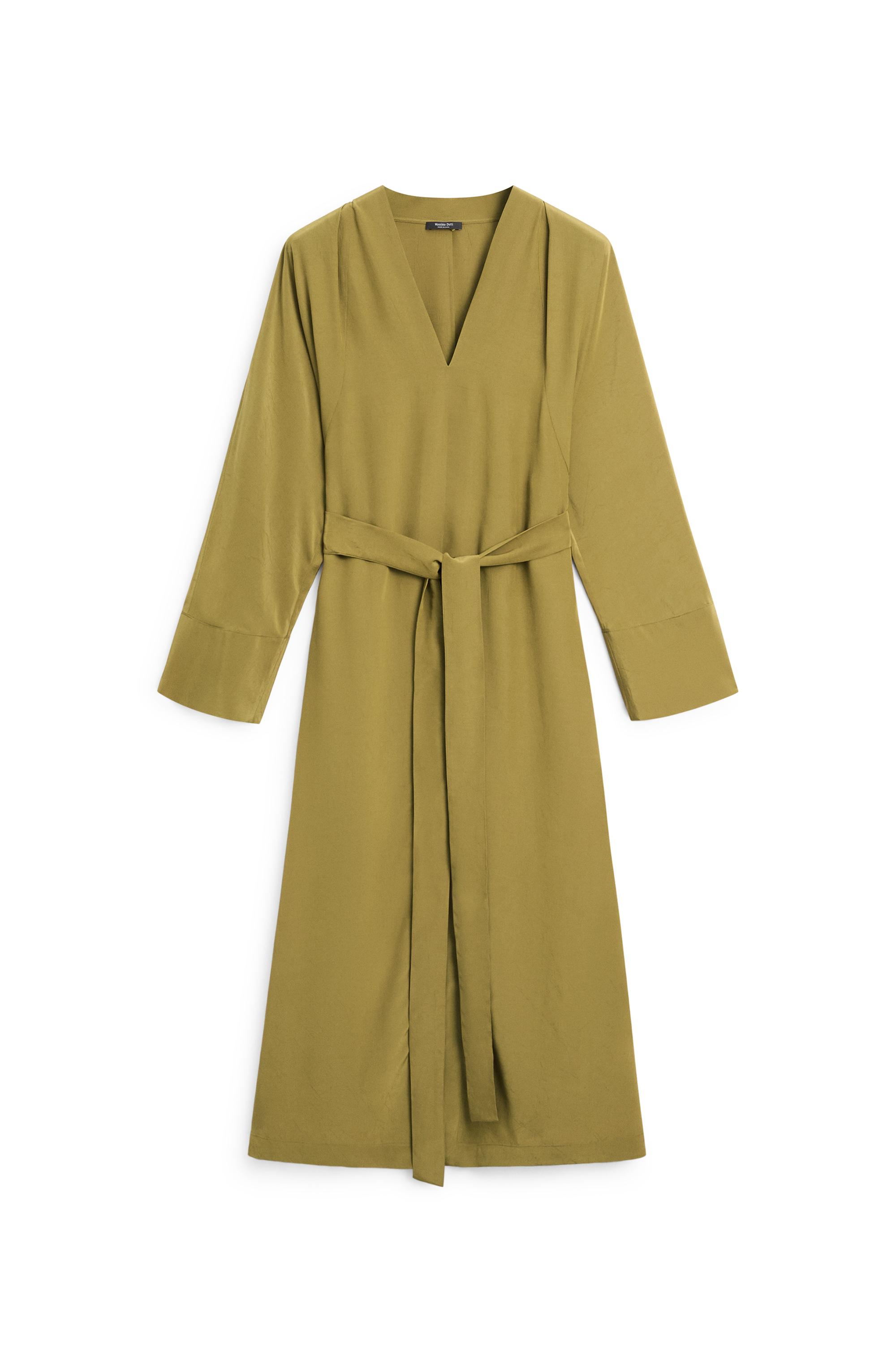 massimo dutti green maxi dress Long flowing halter neck dress Green Dress