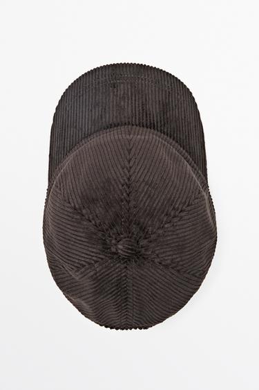 Corduroy cap — BROWN 4