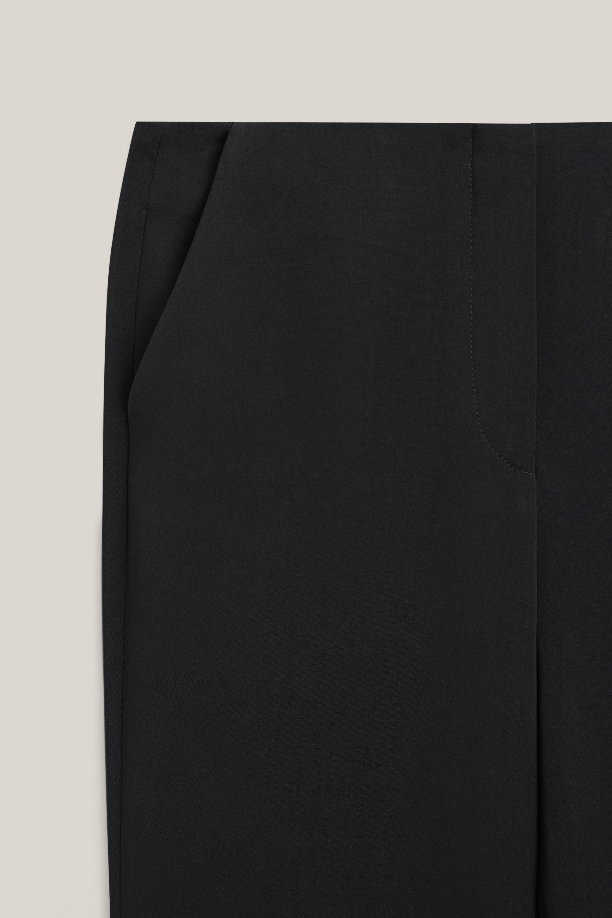 Satin flare fit trousers - LIMITED EDITION — BLACK