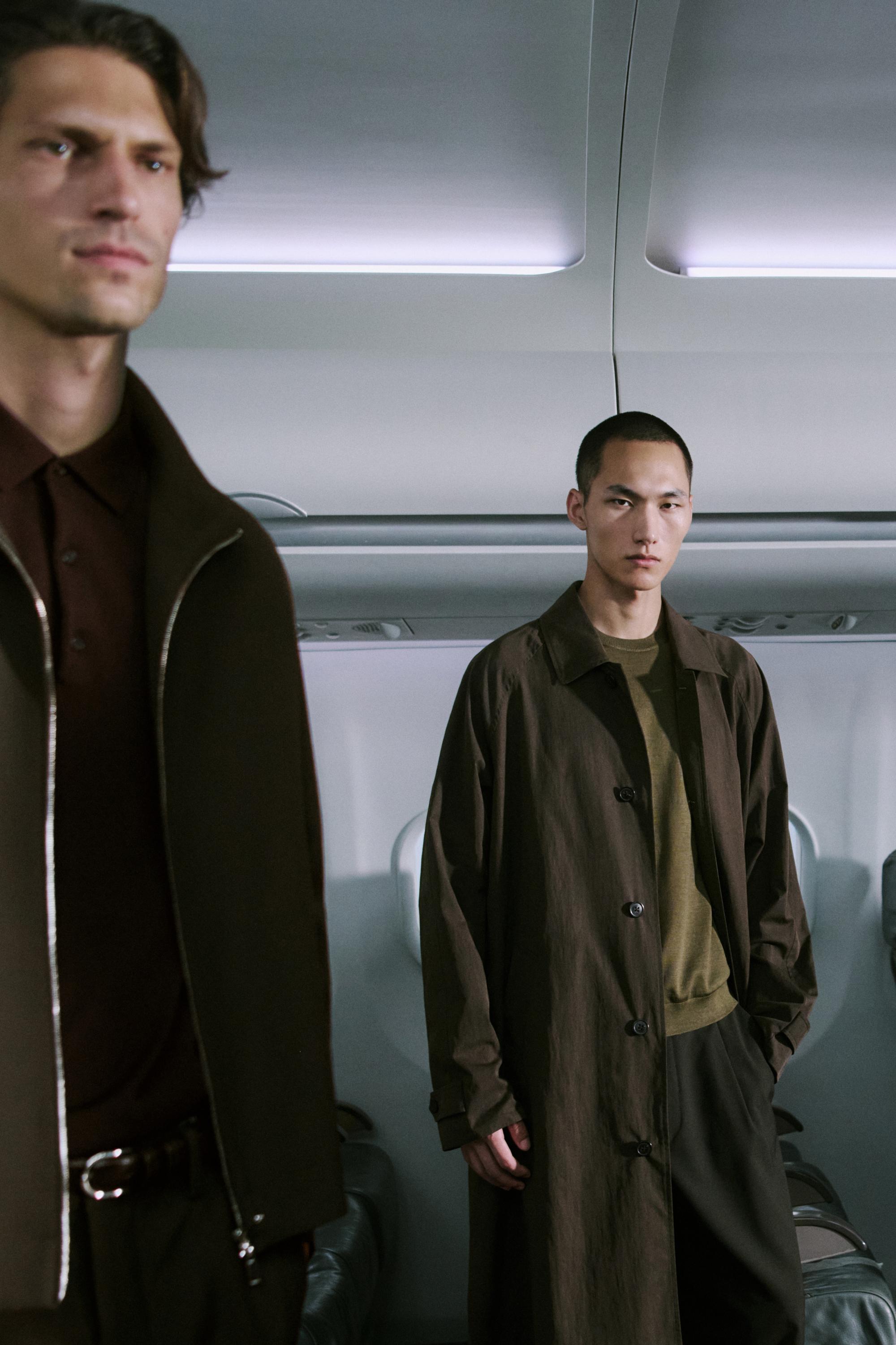 Long reversible trench coat — Chocolate