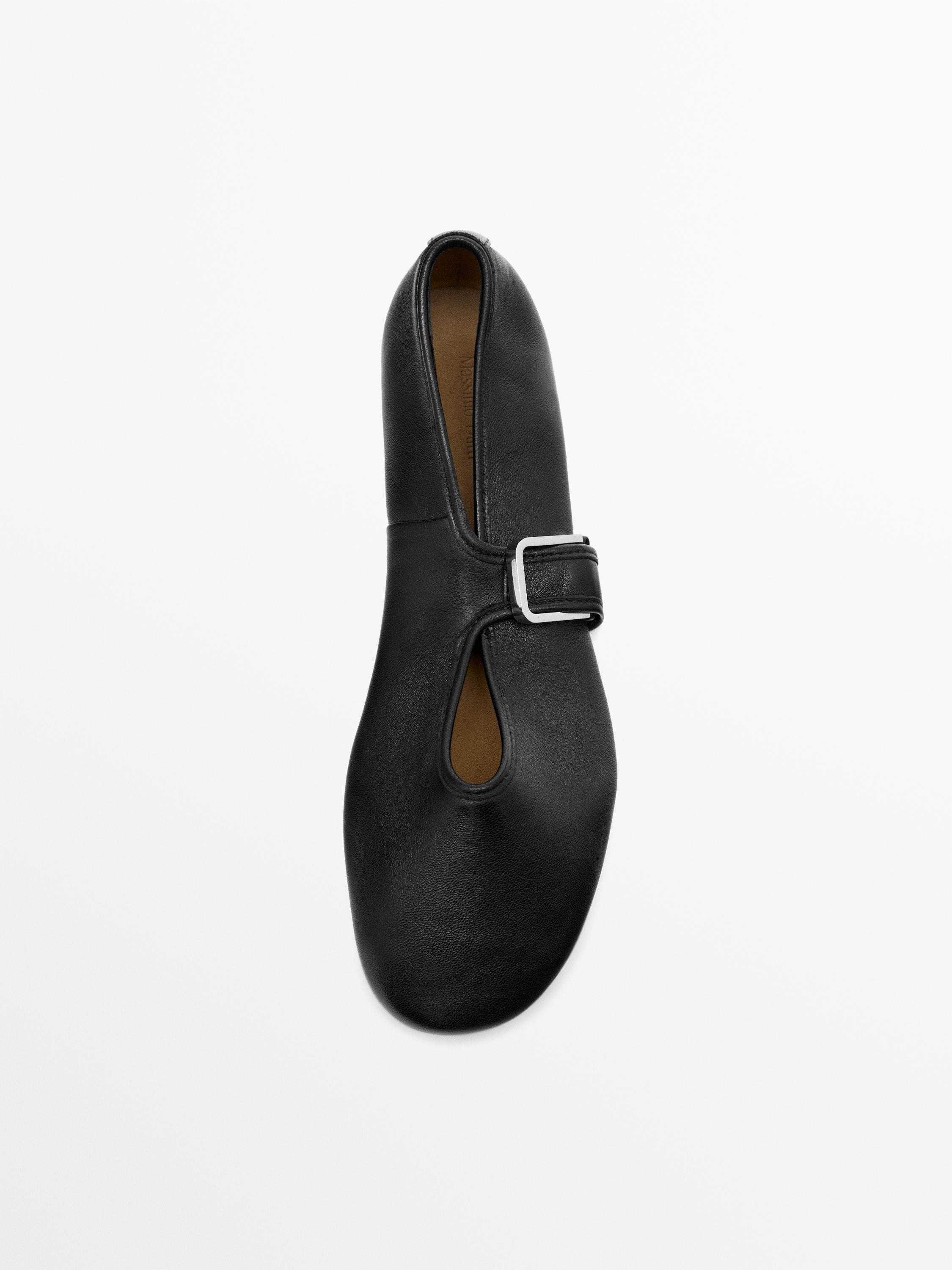 Soft leather ballerinas