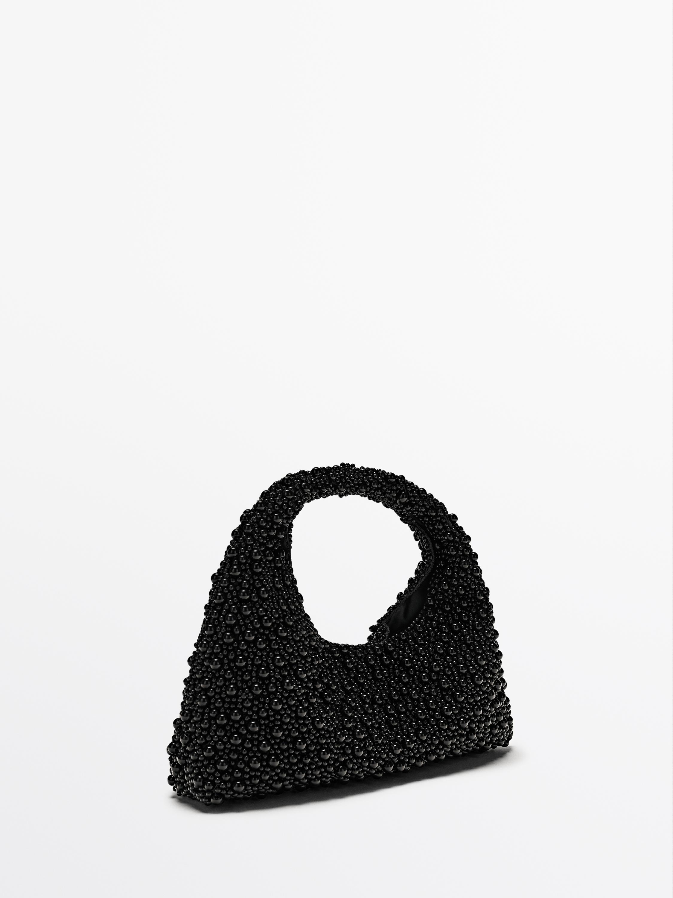 Mini bag with beading