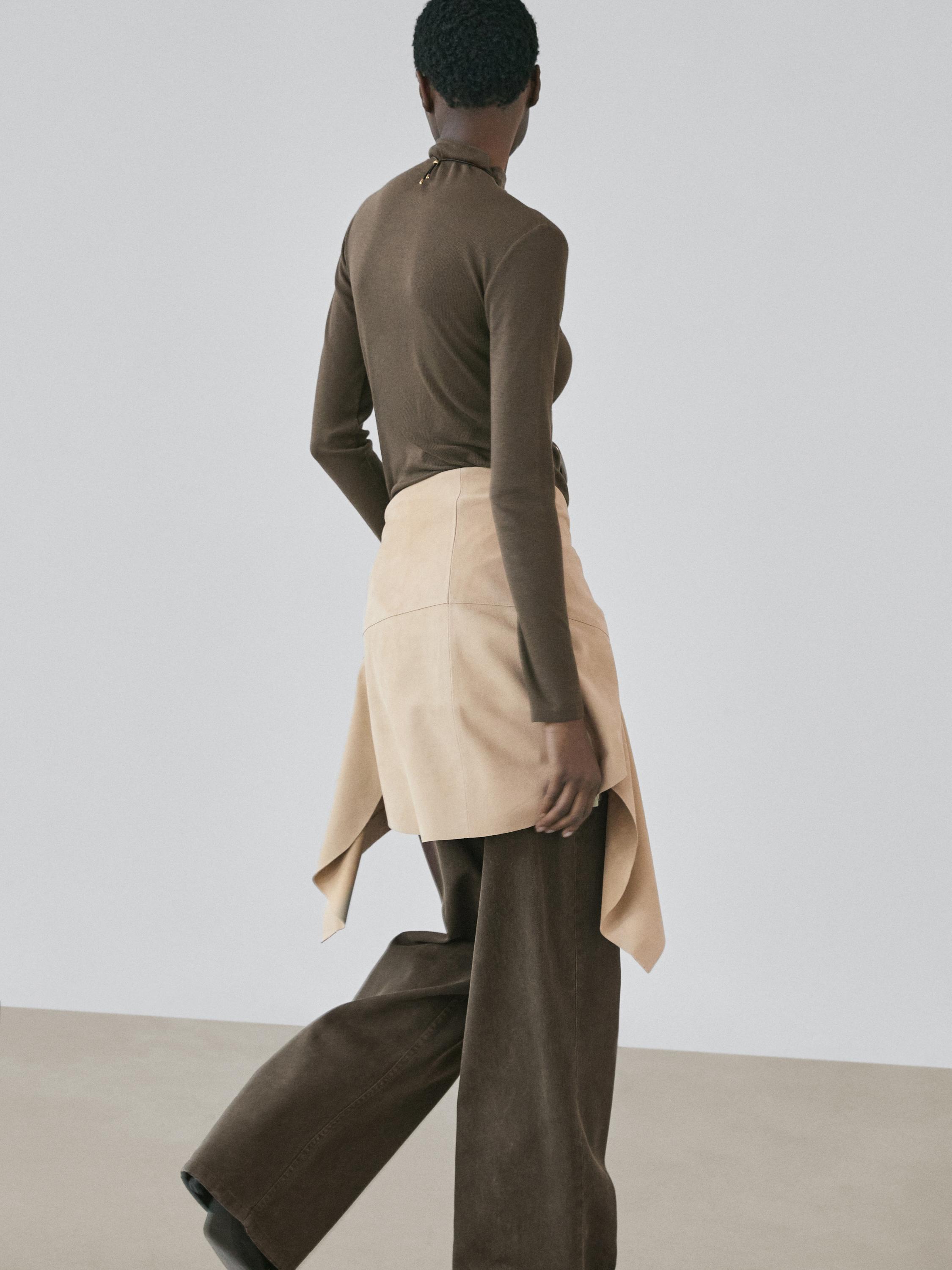 Wide-leg jeans — DARK KHAKI