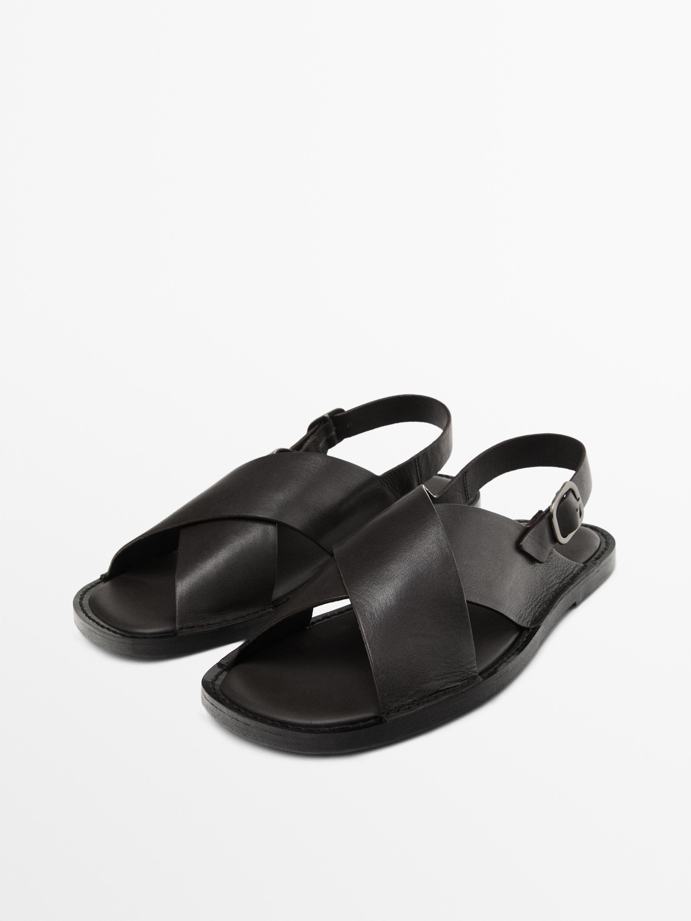 Leather crossover sandals - Limited Edition
