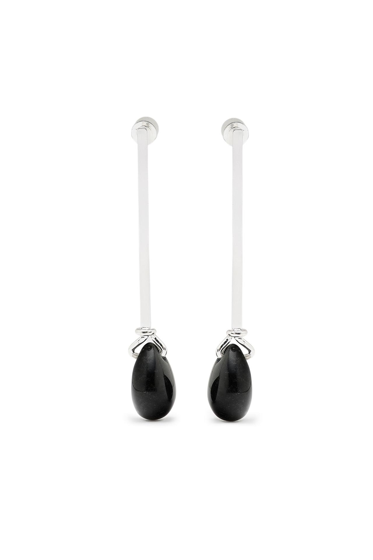 Seed dangle earrings - LIMITED EDITION — BLACK