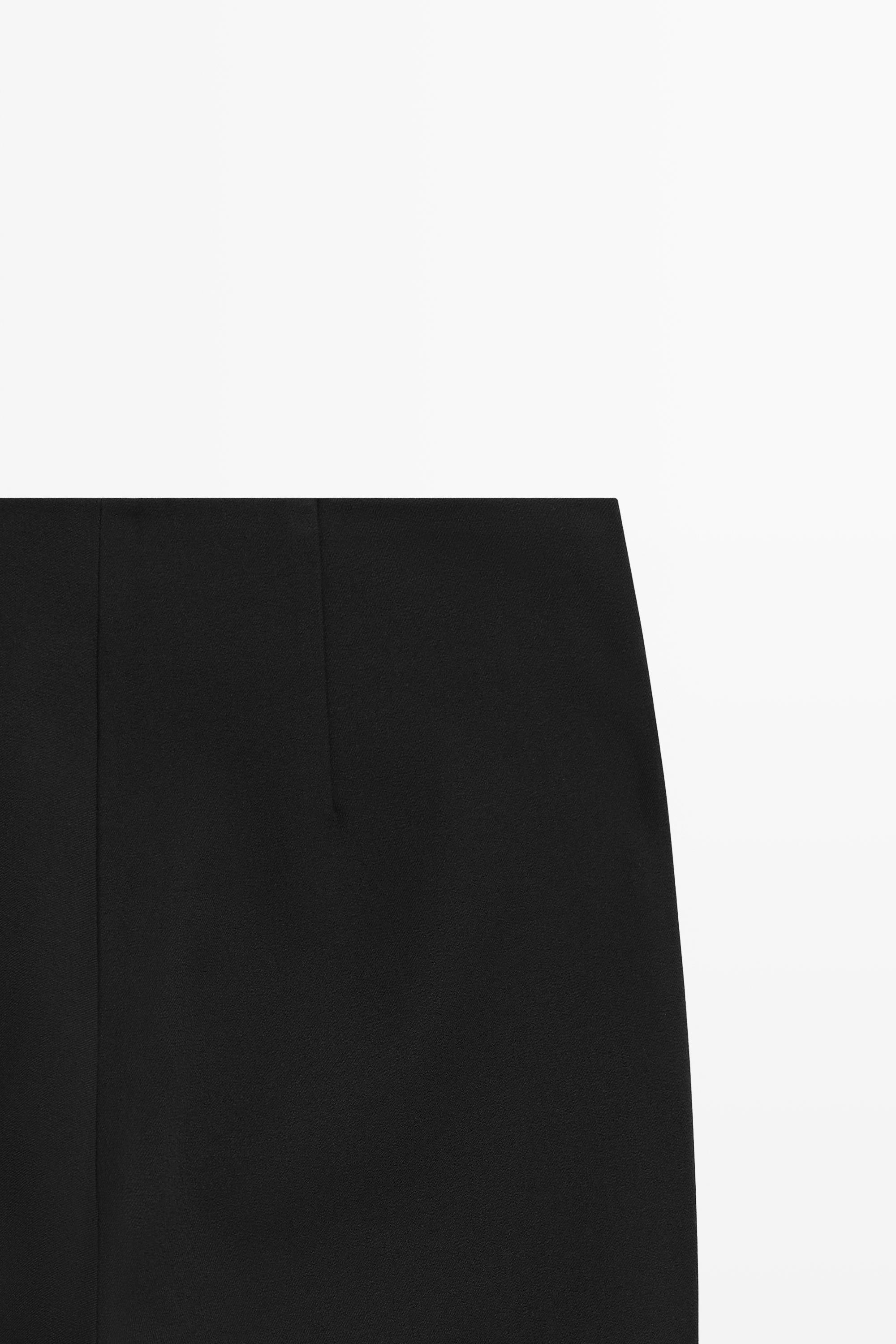 Technical flare fit pants — BLACK