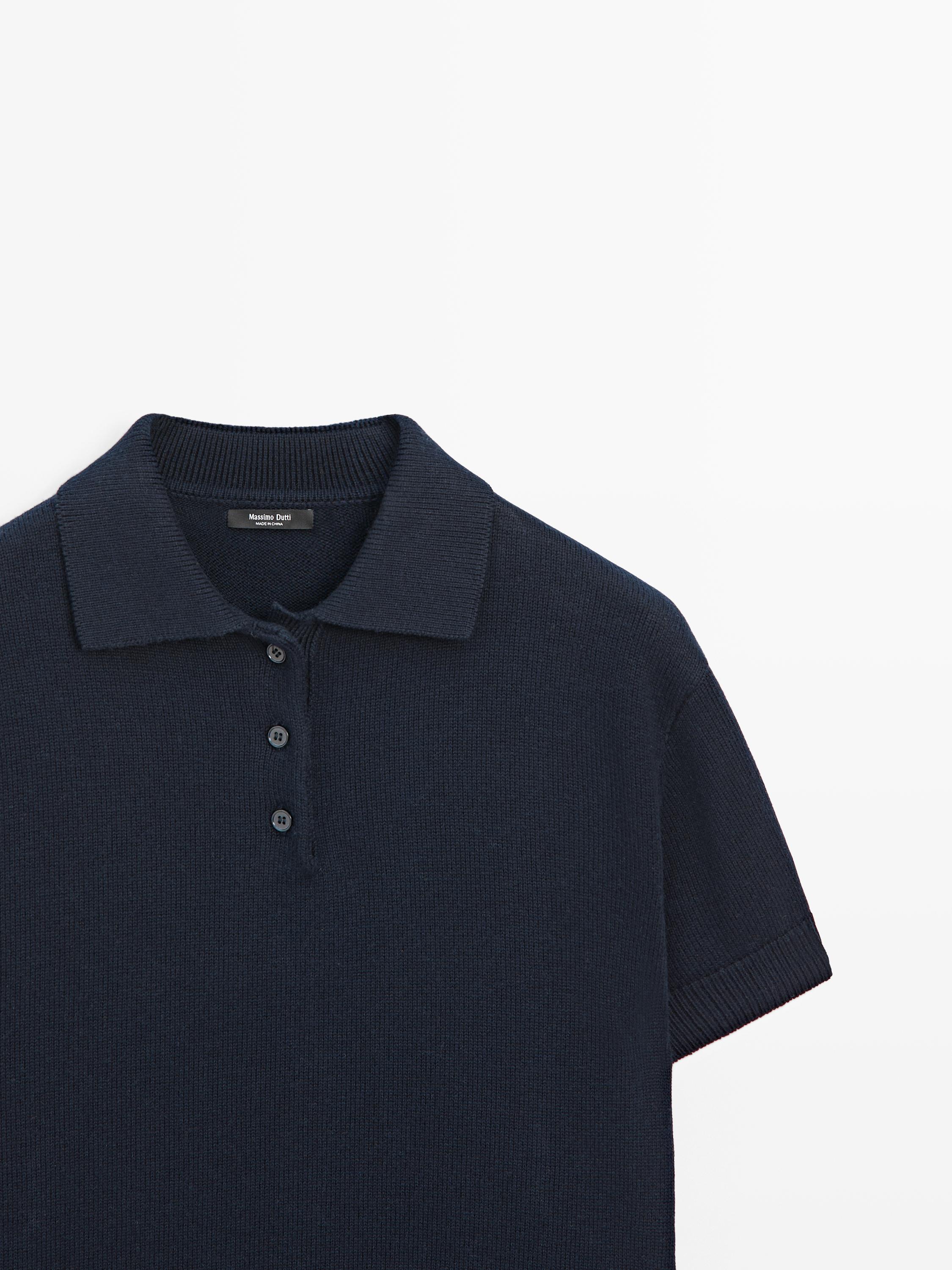 Jersey polo punto con lana