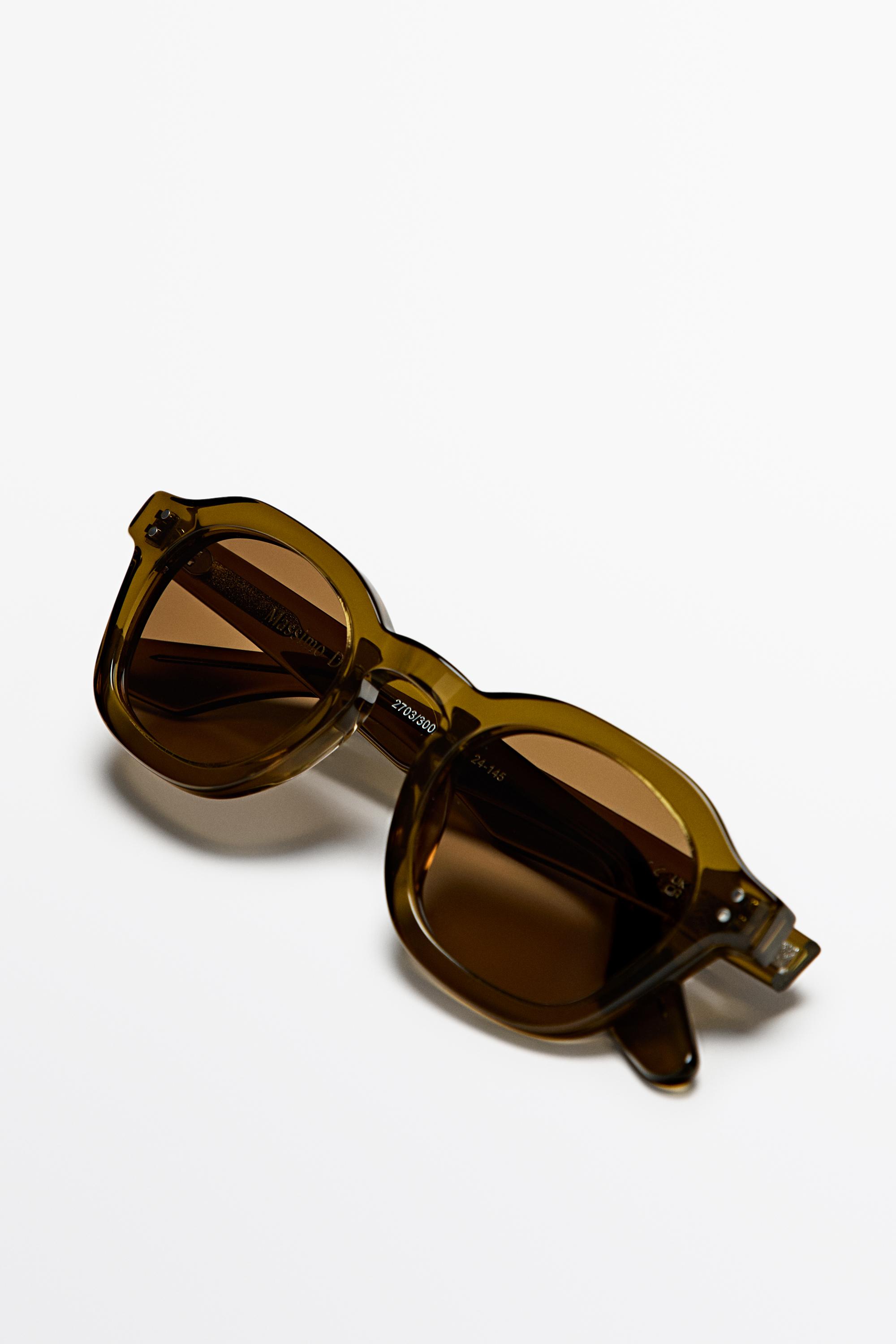 Round sunglasses — ORANGE